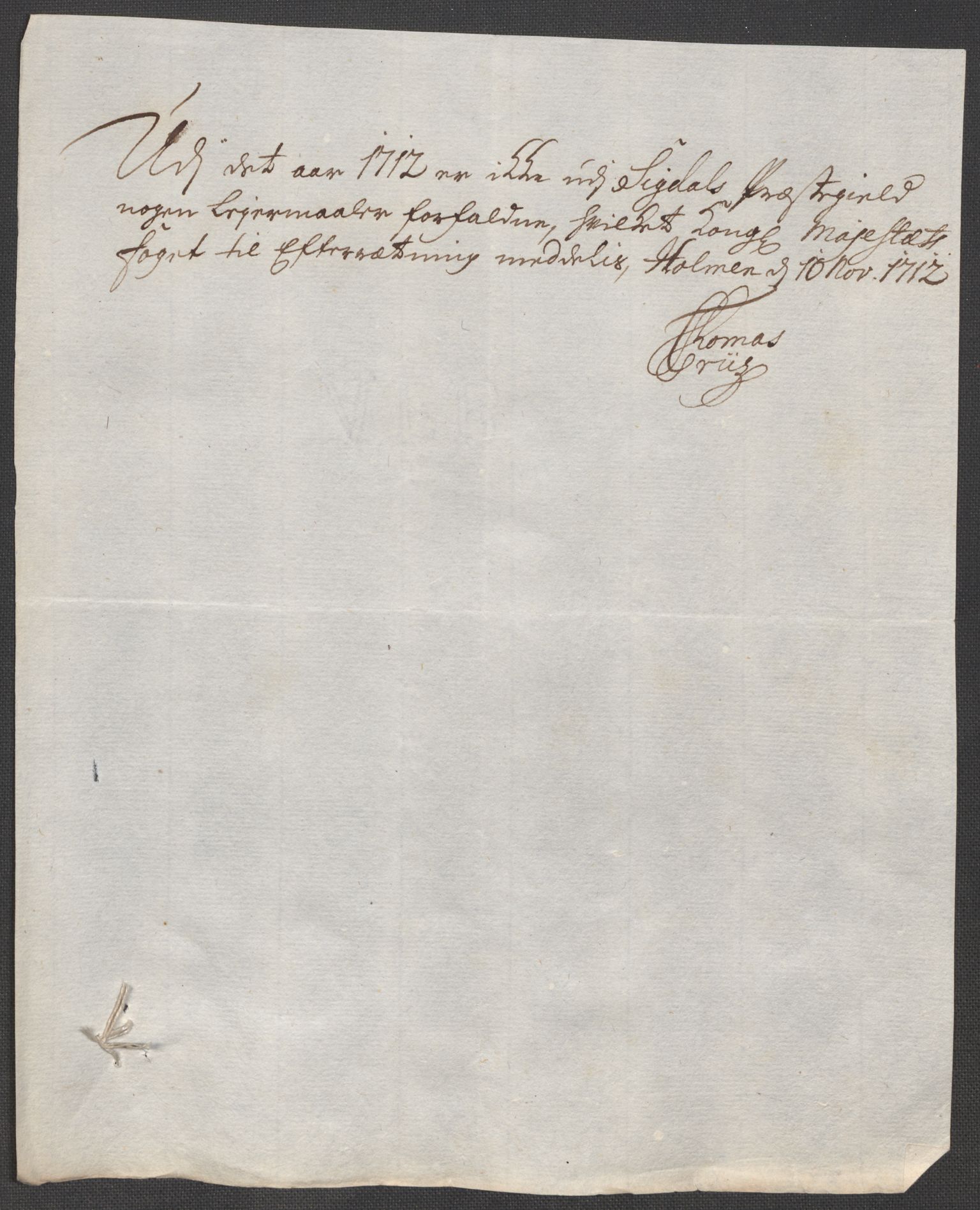 Rentekammeret inntil 1814, Reviderte regnskaper, Fogderegnskap, AV/RA-EA-4092/R31/L1707: Fogderegnskap Hurum, Røyken, Eiker, Lier og Buskerud, 1712, p. 264