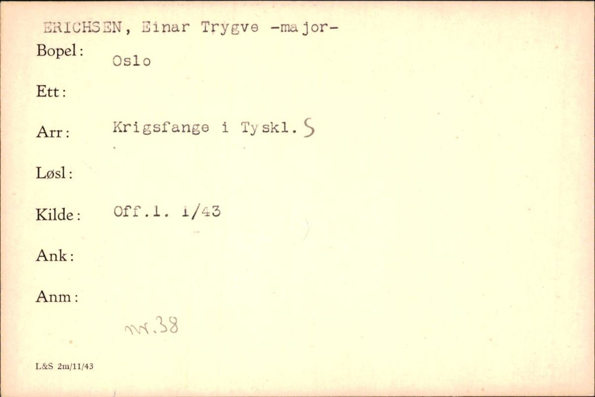 Forsvaret, Forsvarets krigshistoriske avdeling, AV/RA-RAFA-2017/Y/Yf/L0200: II-C-11-2102  -  Norske krigsfanger i Tyskland, 1940-1945, p. 242