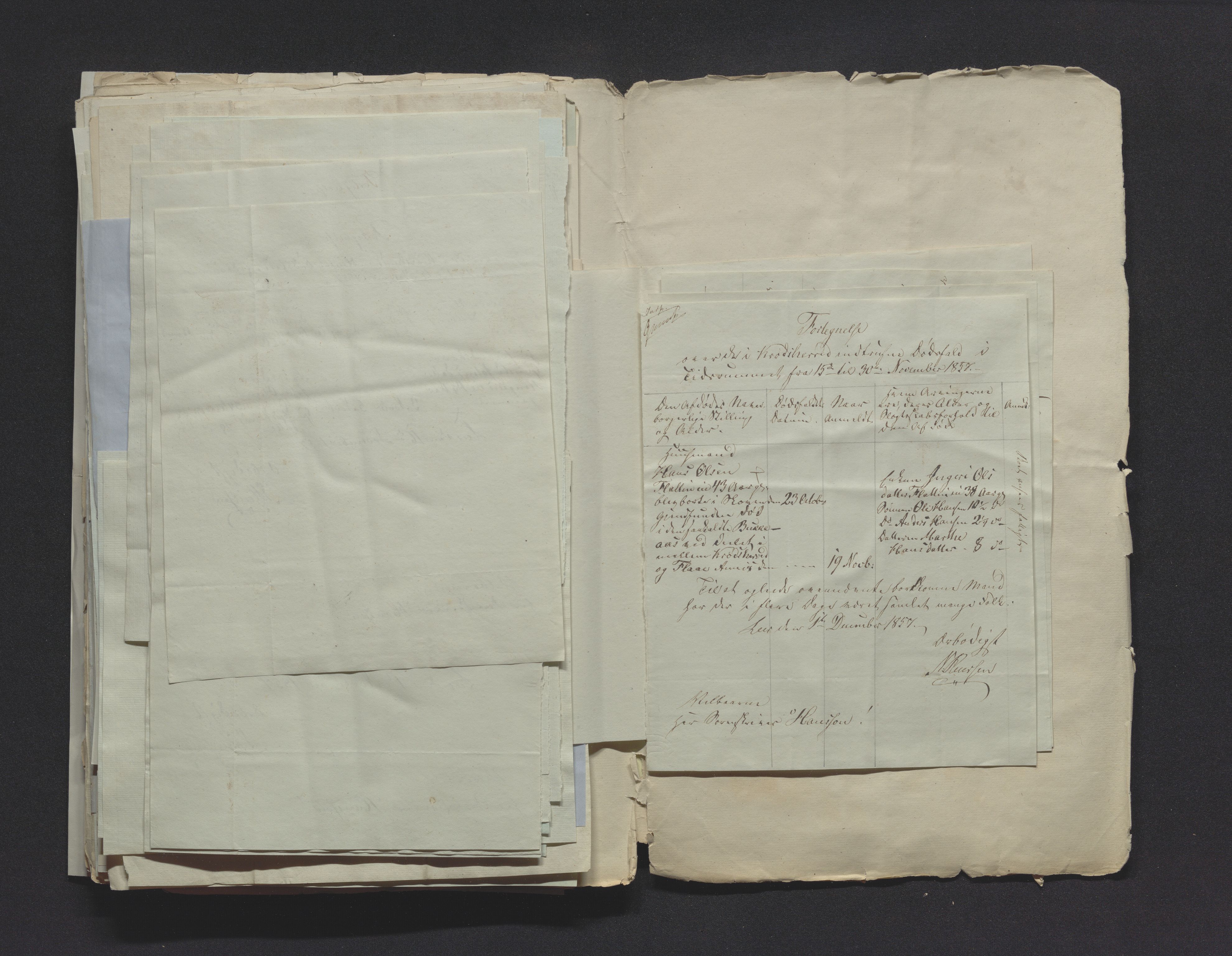 Eiker, Modum og Sigdal sorenskriveri, AV/SAKO-A-123/H/Ha/Hab/L0009: Dødsfallsmeldinger, 1854-1857, p. 544