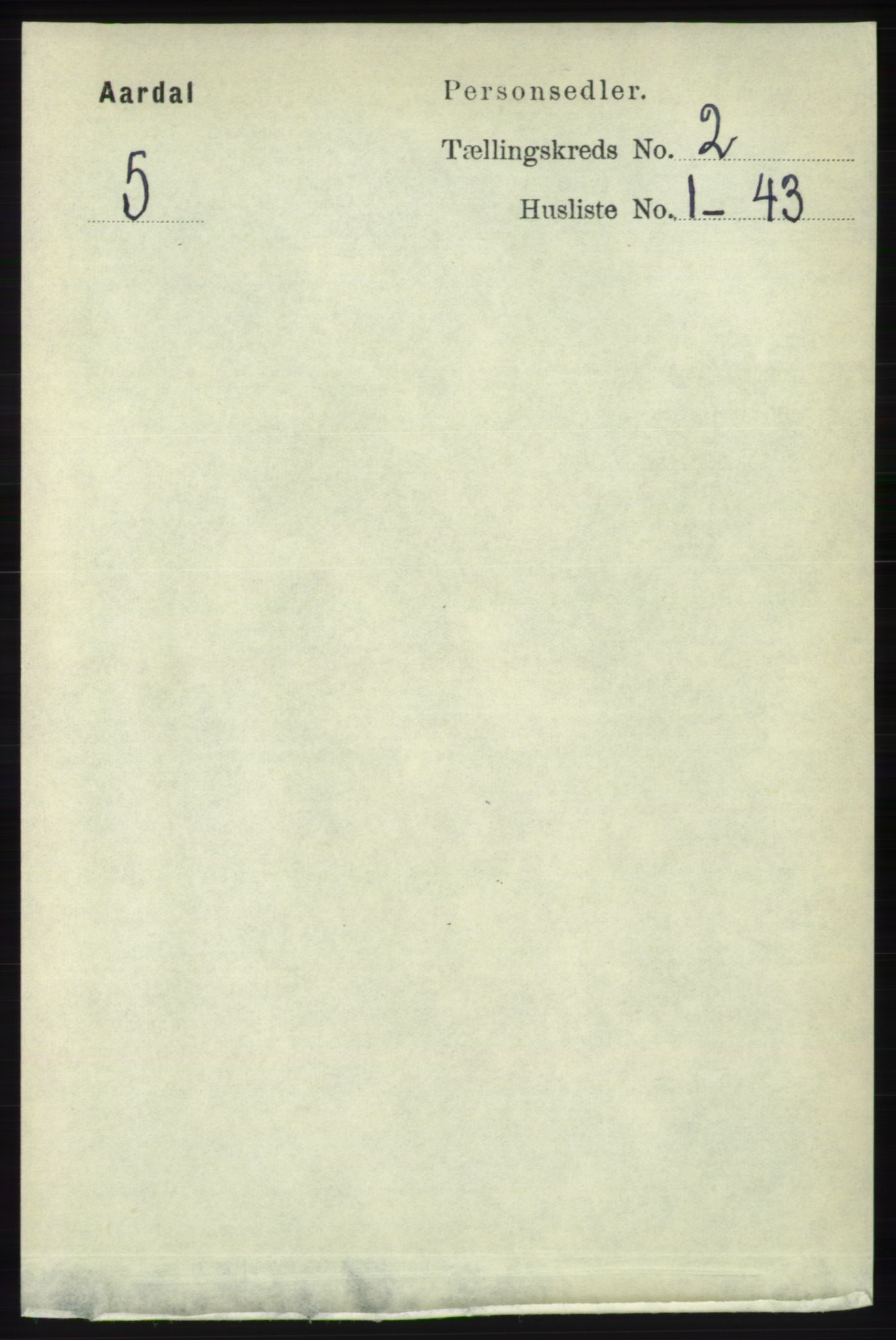 RA, 1891 census for 1131 Årdal, 1891, p. 573