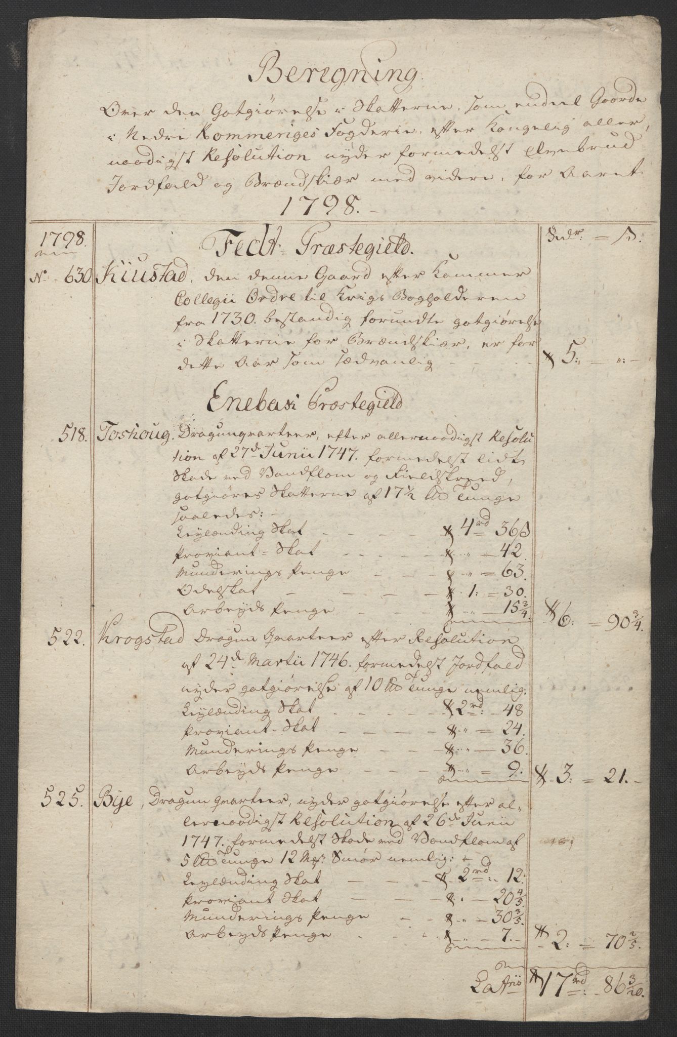 Rentekammeret inntil 1814, Reviderte regnskaper, Fogderegnskap, AV/RA-EA-4092/R11/L0674: Fogderegnskap Nedre Romerike, 1798, p. 283