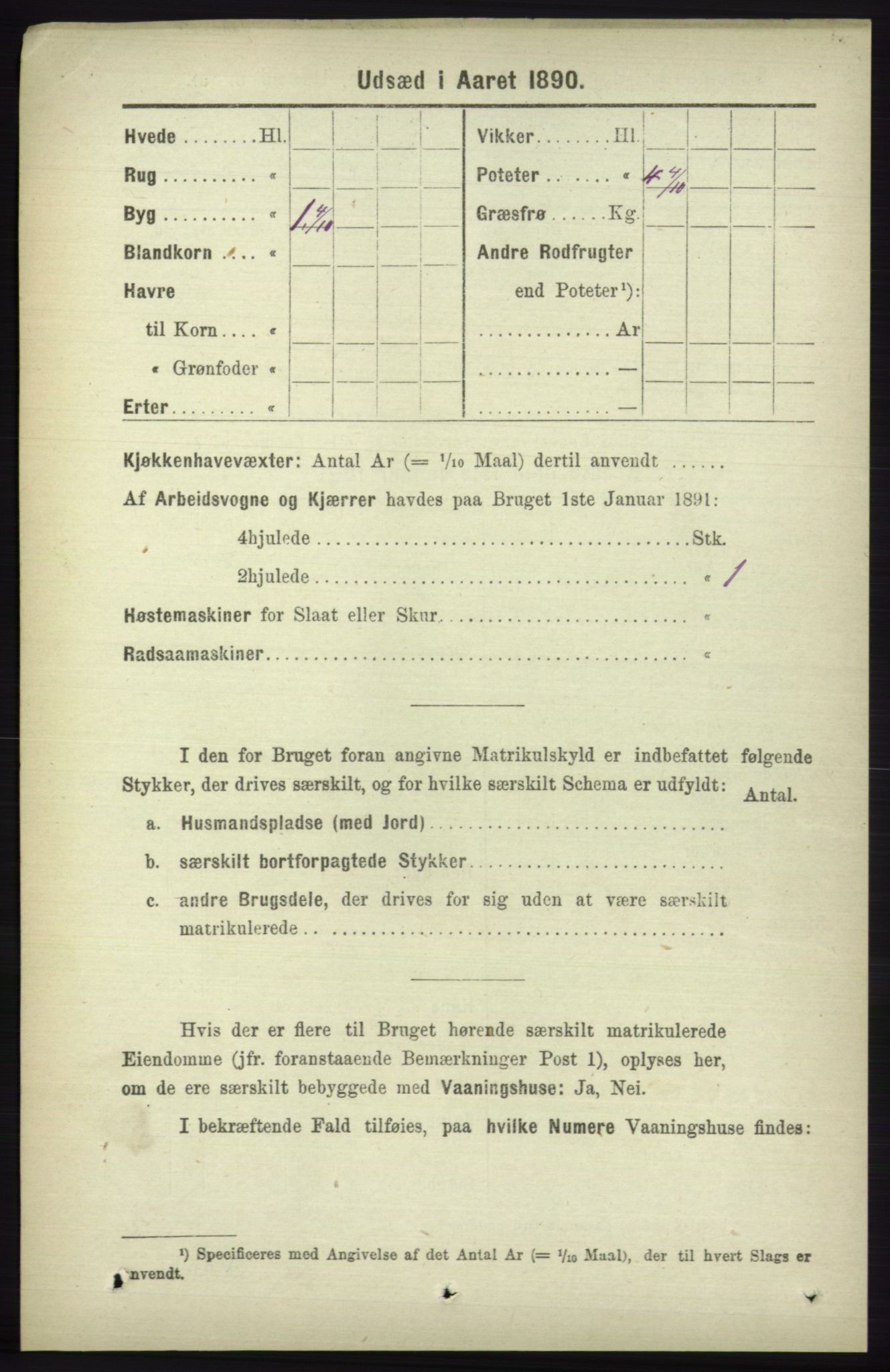 RA, 1891 census for 1230 Ullensvang, 1891, p. 8025