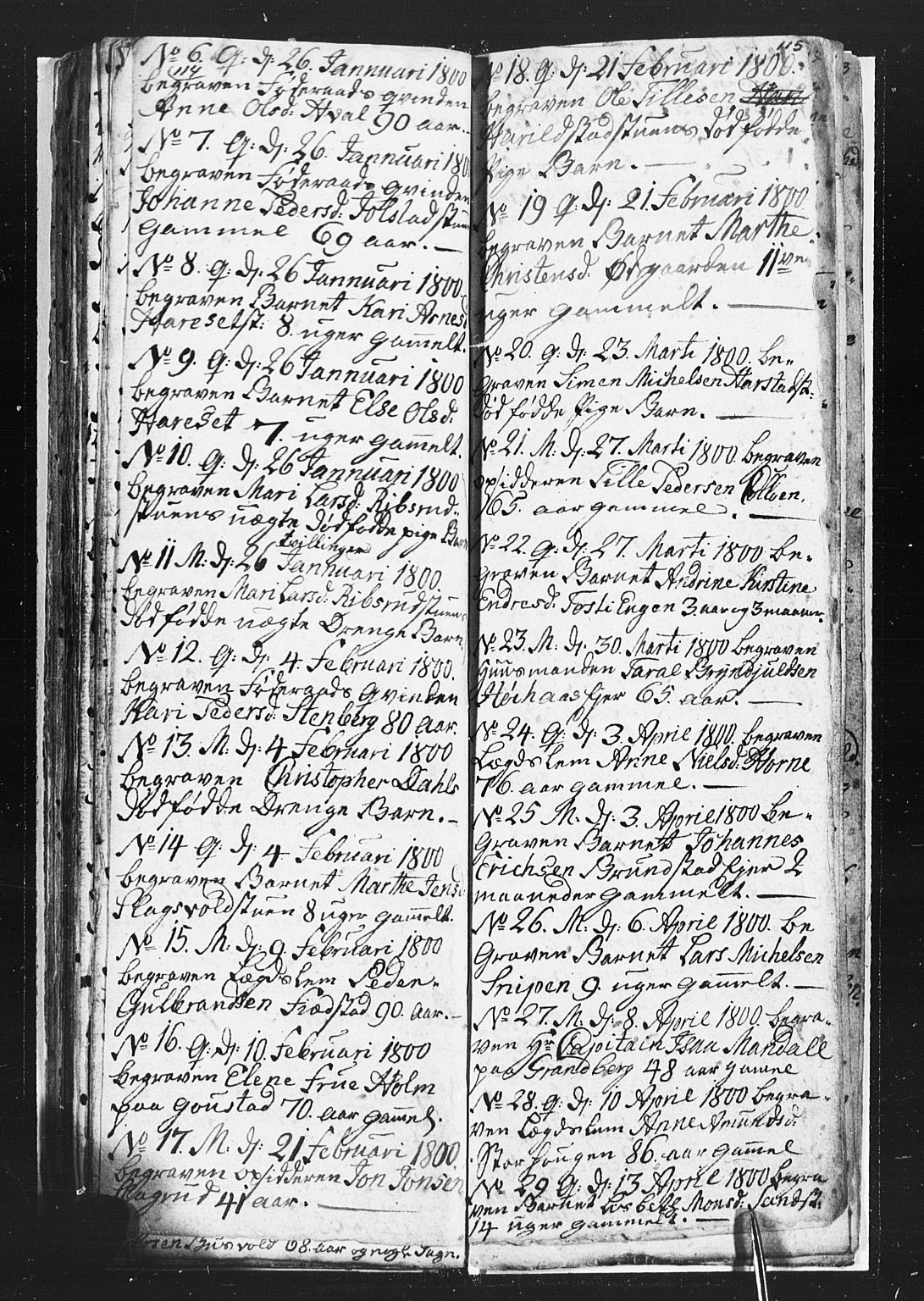 Romedal prestekontor, SAH/PREST-004/L/L0002: Parish register (copy) no. 2, 1795-1800, p. 114-115