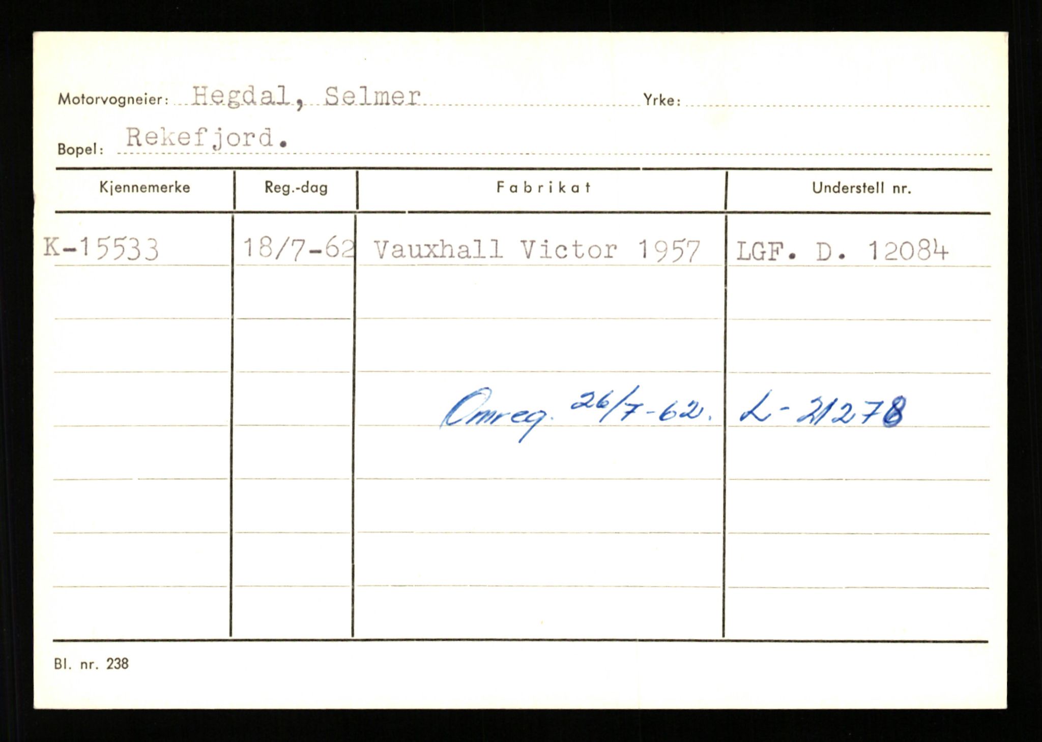 Stavanger trafikkstasjon, AV/SAST-A-101942/0/G/L0004: Registreringsnummer: 15497 - 22957, 1930-1971, p. 25