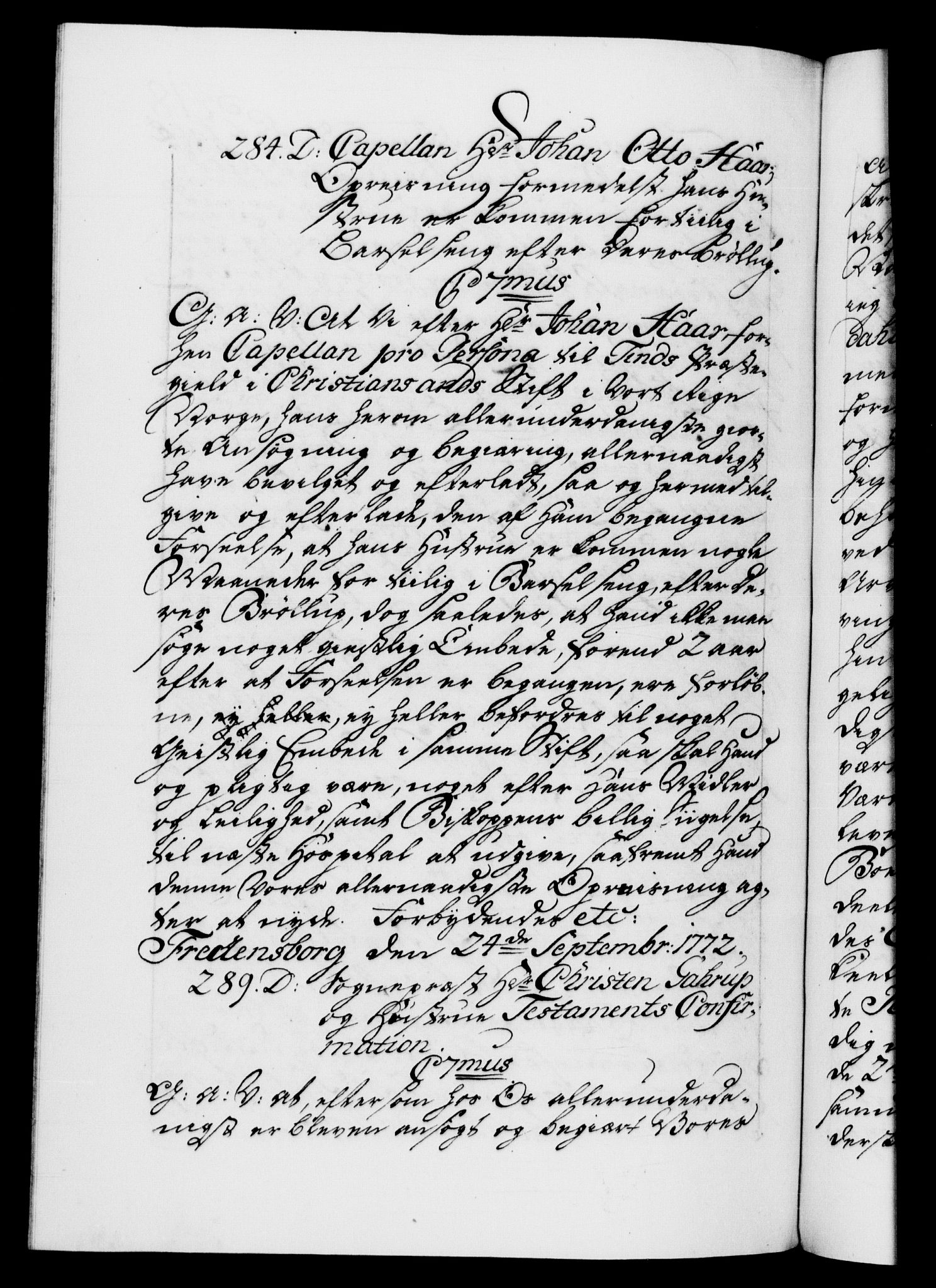 Danske Kanselli 1572-1799, AV/RA-EA-3023/F/Fc/Fca/Fcaa/L0045: Norske registre "Norske eller 3. dept.s åpne brev, 1771-1773, p. 418b