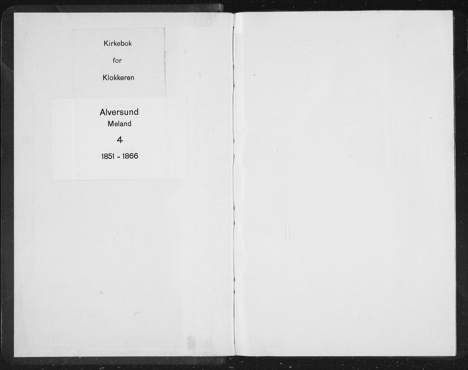 Alversund Sokneprestembete, AV/SAB-A-73901/H/Ha/Hab: Parish register (copy) no. C 1, 1851-1866
