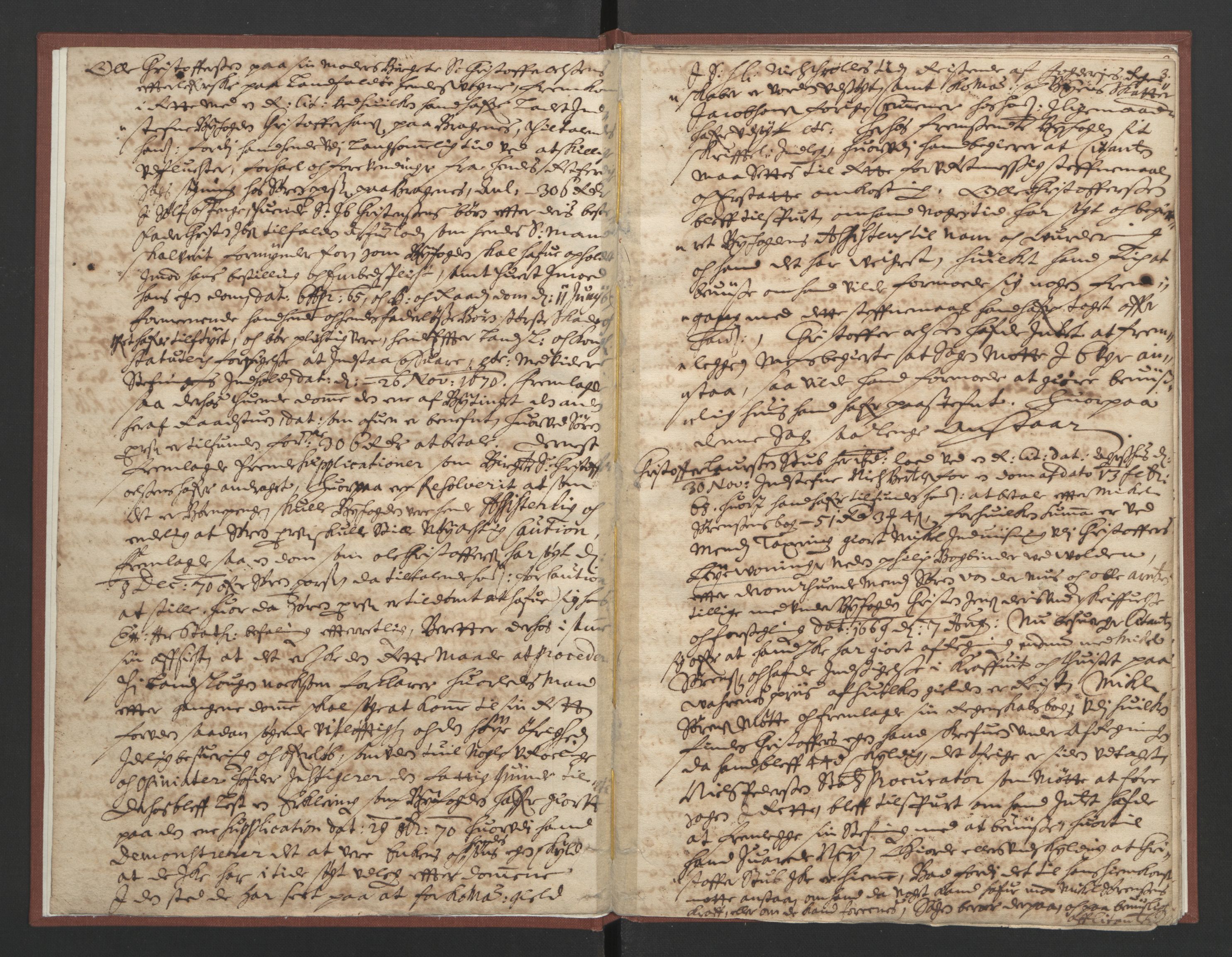 Christiania rådstuerett, AV/SAO-A-11132/F/Fa/L0006: Justisprotokoll, 1671, p. 2b-3a