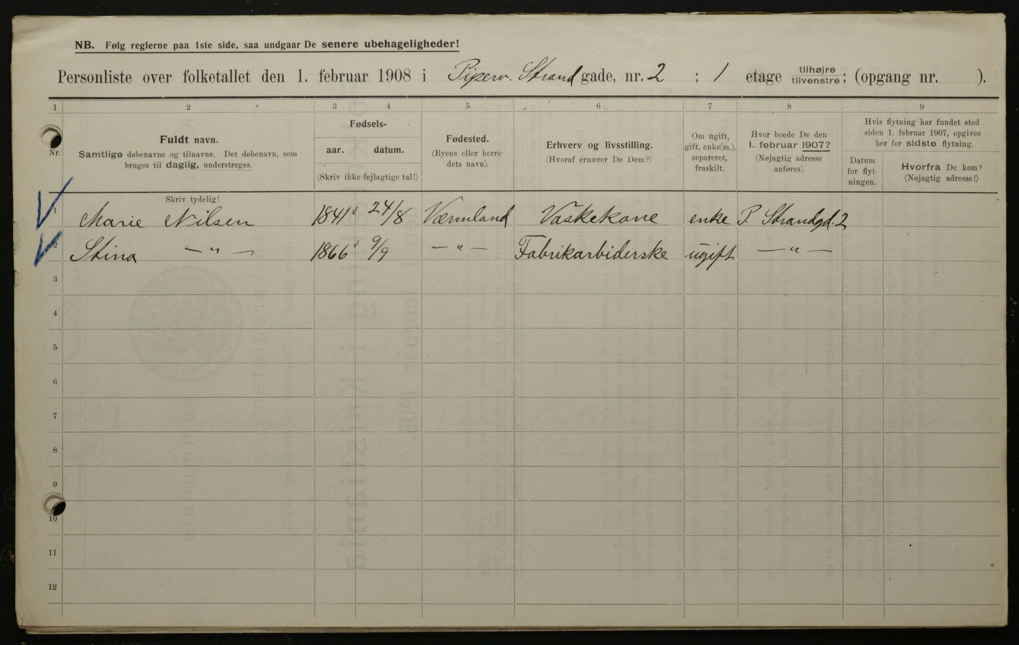 OBA, Municipal Census 1908 for Kristiania, 1908, p. 93225