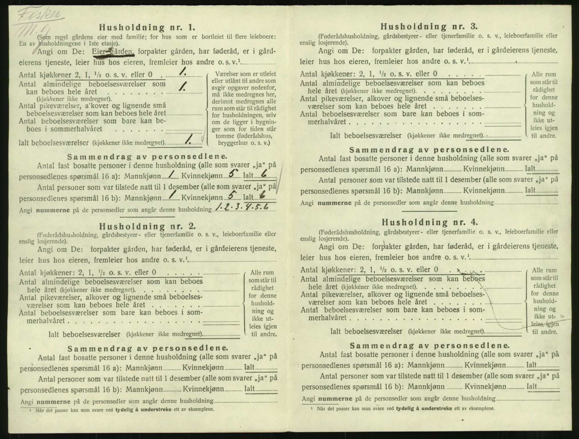 SAT, 1920 census for Bud, 1920, p. 25