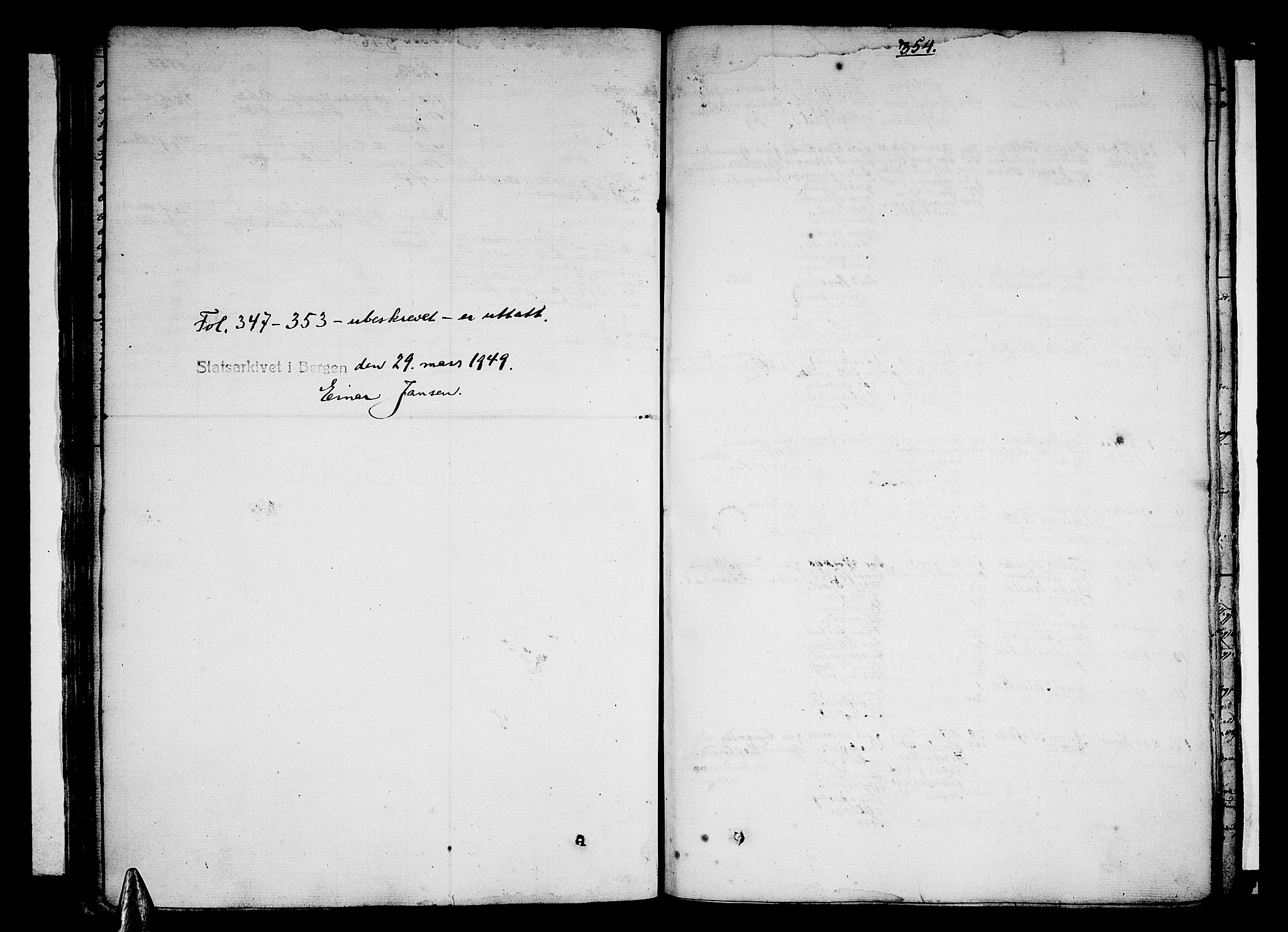 Ullensvang sokneprestembete, AV/SAB-A-78701/H/Haa: Parish register (official) no. A 10, 1825-1853, p. 354