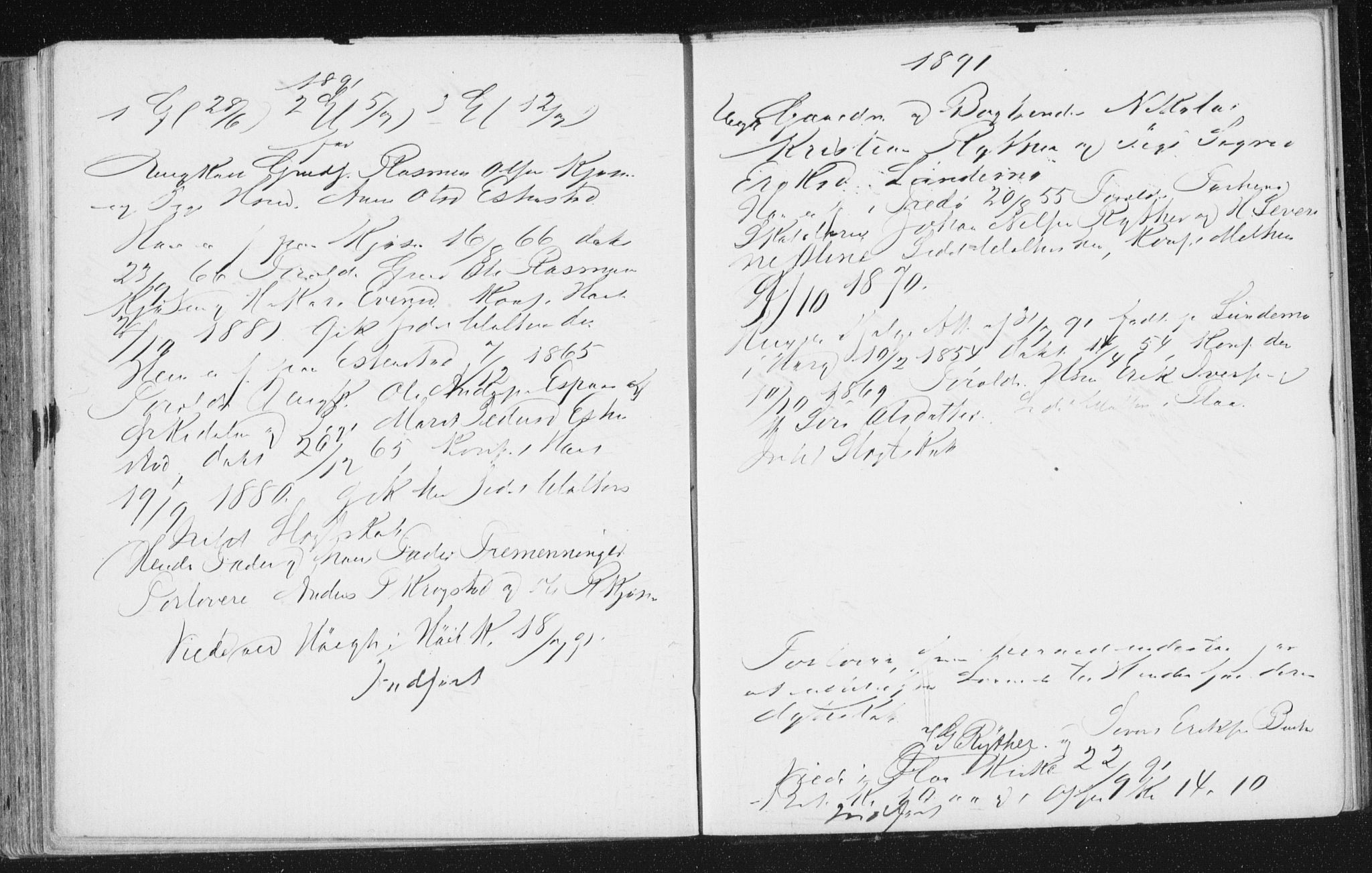 Melhus sokneprestkontor, AV/SAT-A-1141/1/I/I1/I1f/L0010: Banns register no. 691.I.1F10, 1867-1894