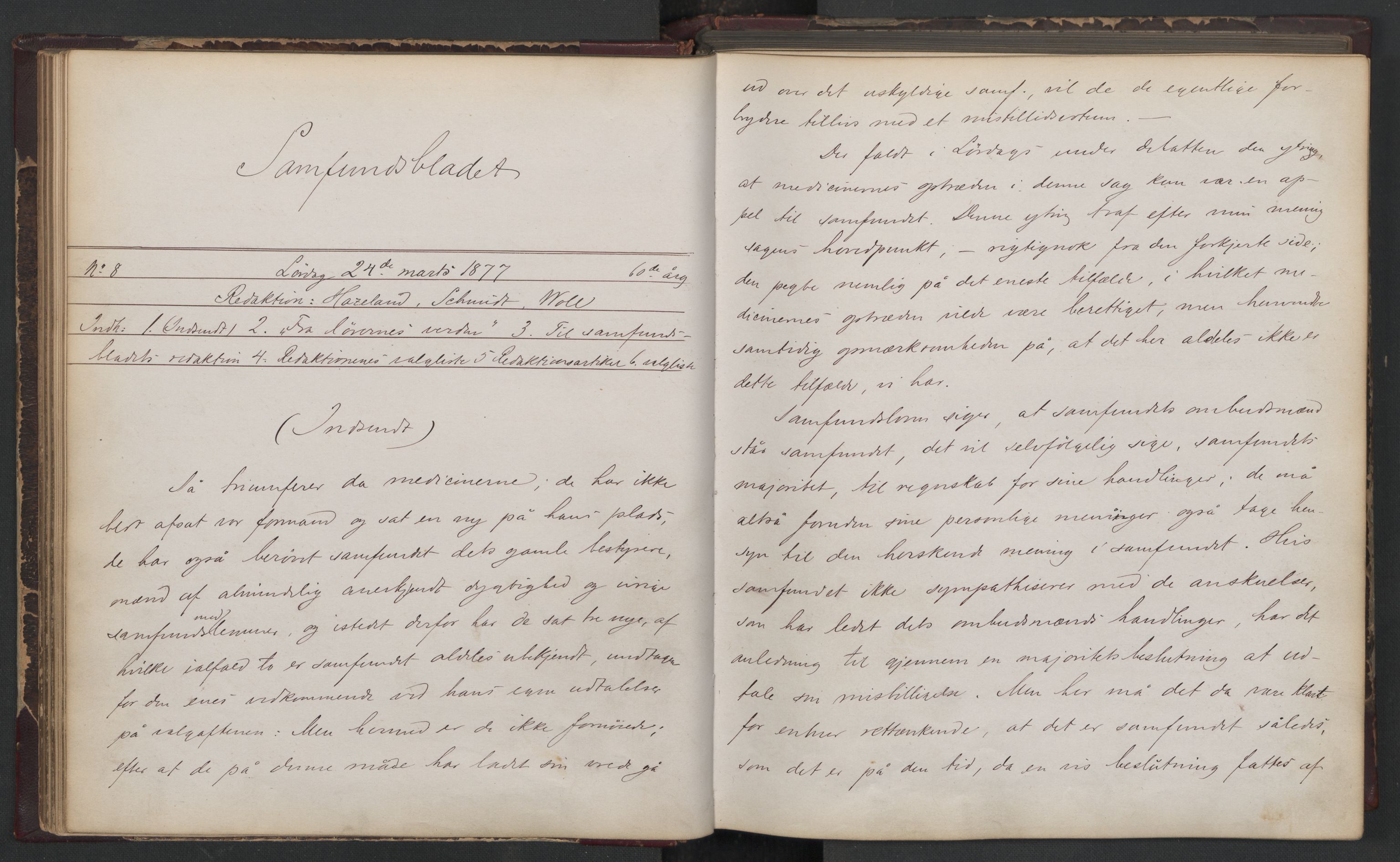 Det Norske Studentersamfund, AV/RA-PA-1322/X/Xa/L0010/0002: -- / Samfundsbladet, 1876-1878, p. 39