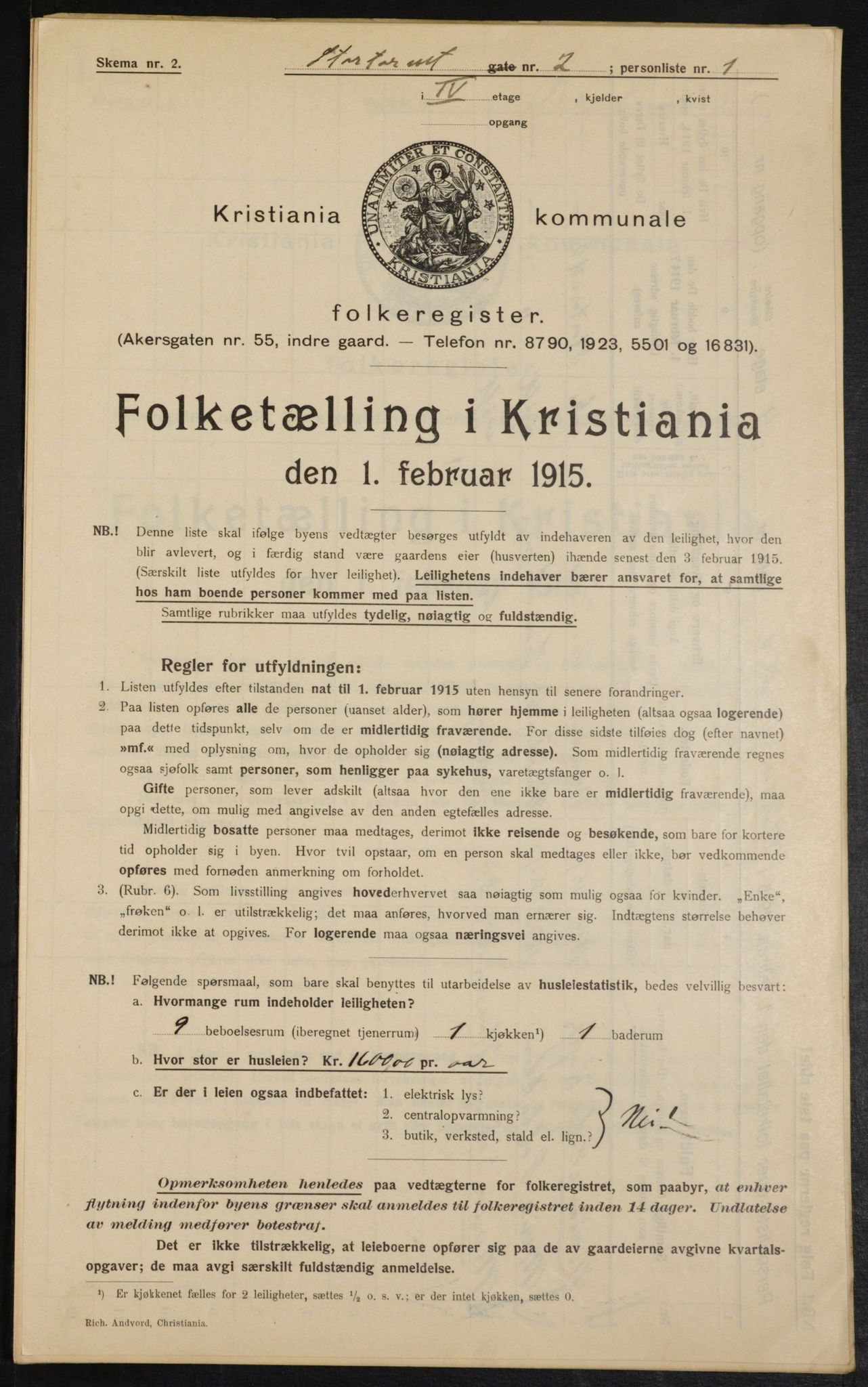 OBA, Municipal Census 1915 for Kristiania, 1915, p. 103773