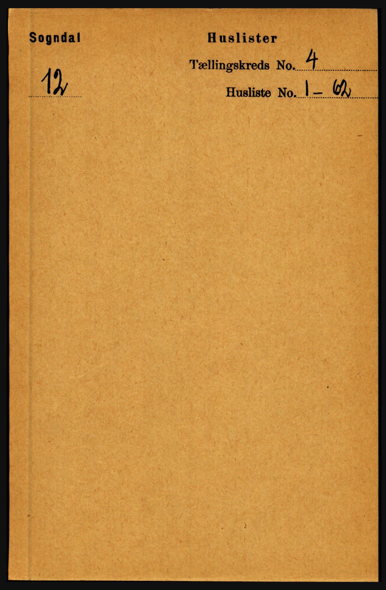 RA, 1891 census for 1420 Sogndal, 1891, p. 1829