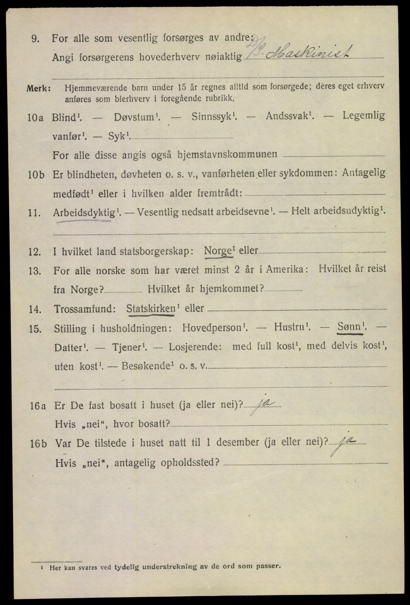 SAKO, 1920 census for Horten, 1920, p. 16444