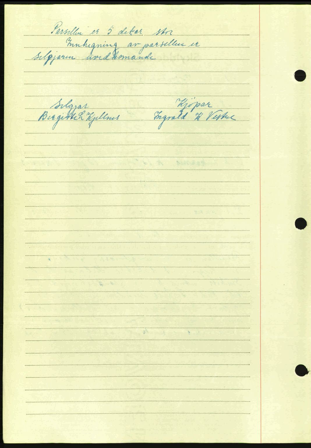 Romsdal sorenskriveri, AV/SAT-A-4149/1/2/2C: Mortgage book no. A12, 1942-1942, Diary no: : 1407/1942