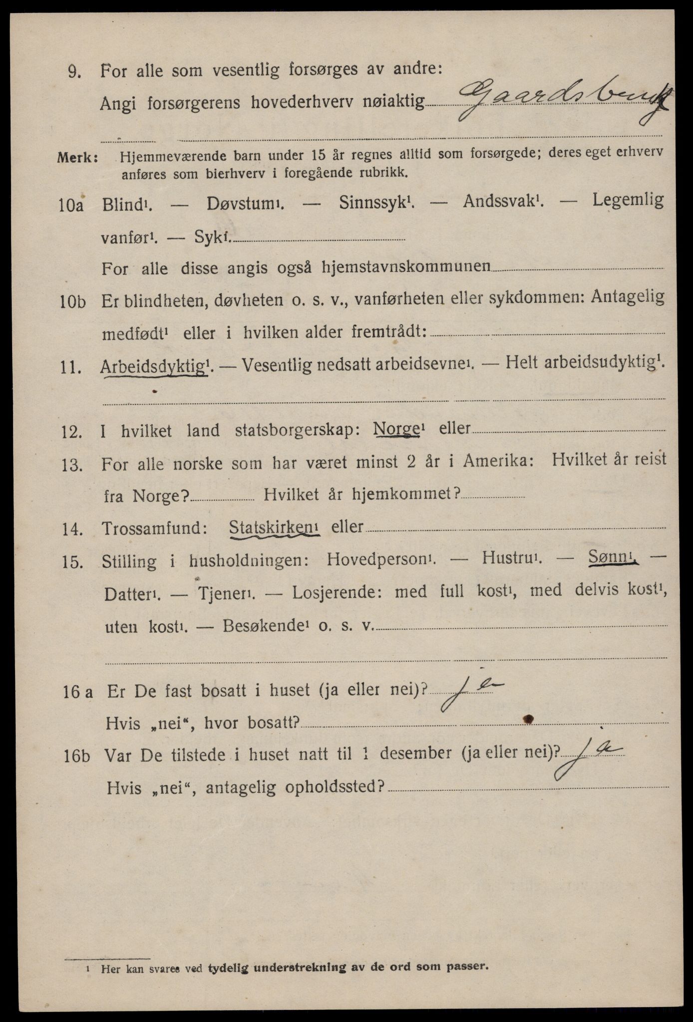 SAKO, 1920 census for Nissedal, 1920, p. 1788