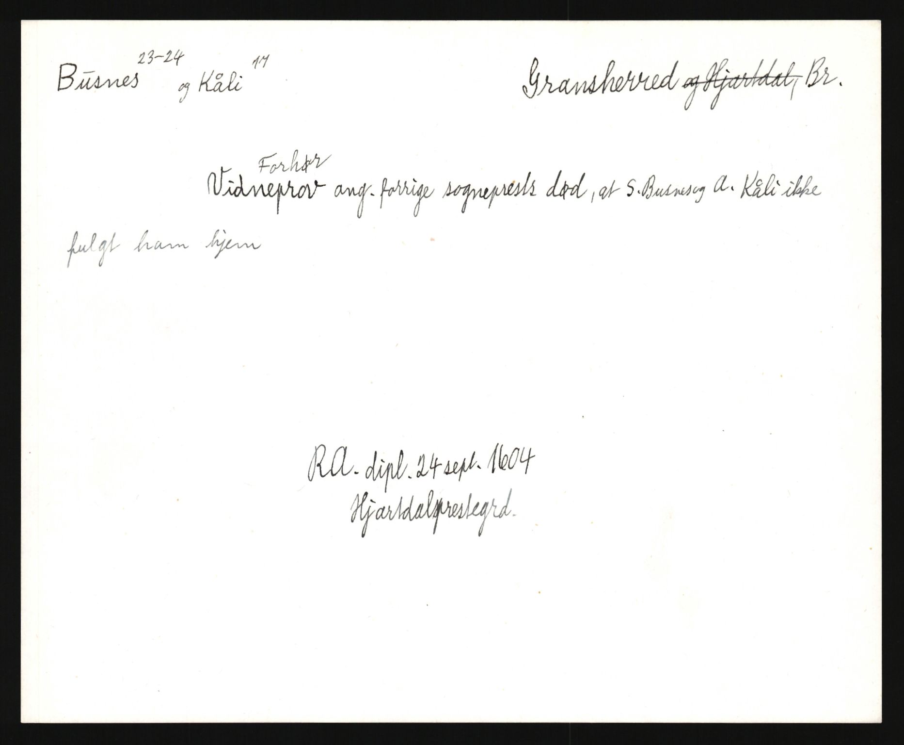 Riksarkivets diplomsamling, AV/RA-EA-5965/F35/F35e/L0021: Registreringssedler Telemark 2, 1400-1700, p. 387