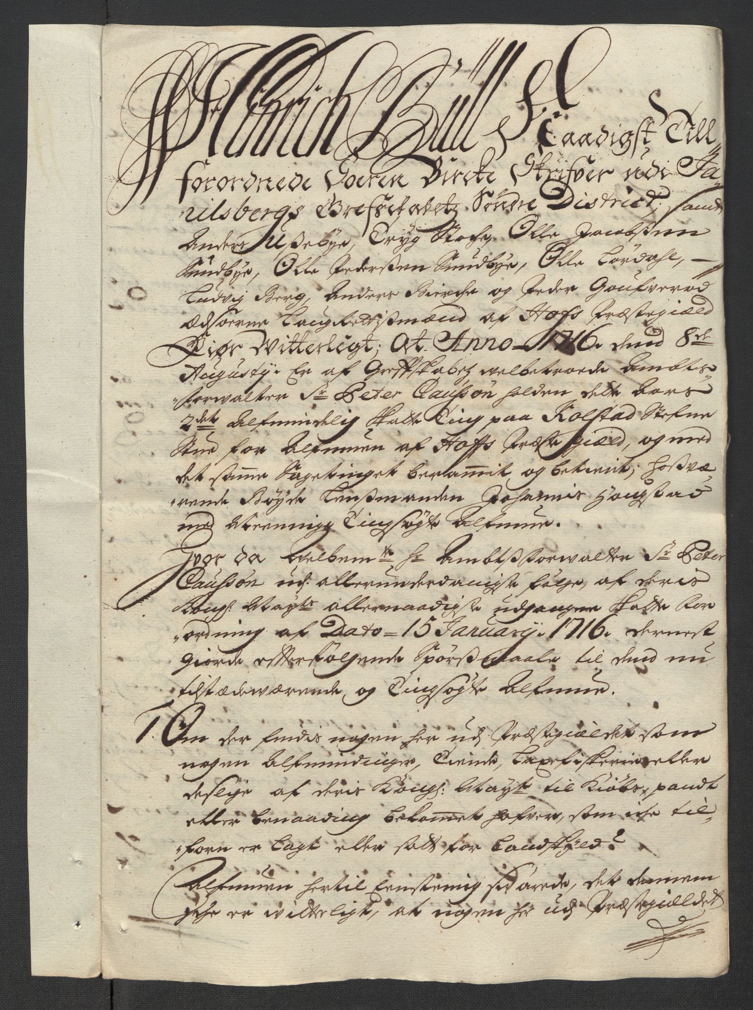 Rentekammeret inntil 1814, Reviderte regnskaper, Fogderegnskap, AV/RA-EA-4092/R32/L1880: Fogderegnskap Jarlsberg grevskap, 1716, p. 158