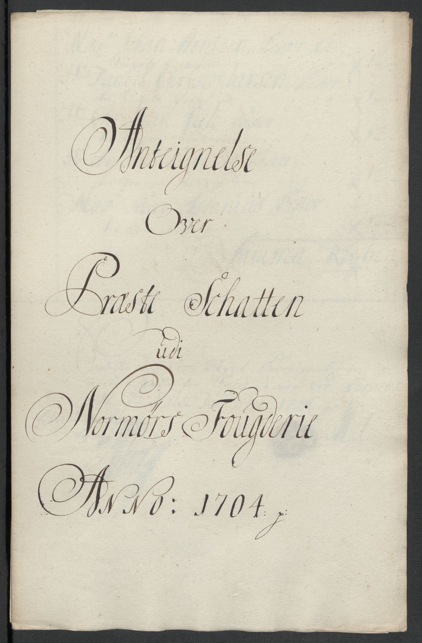 Rentekammeret inntil 1814, Reviderte regnskaper, Fogderegnskap, RA/EA-4092/R56/L3740: Fogderegnskap Nordmøre, 1703-1704, p. 275