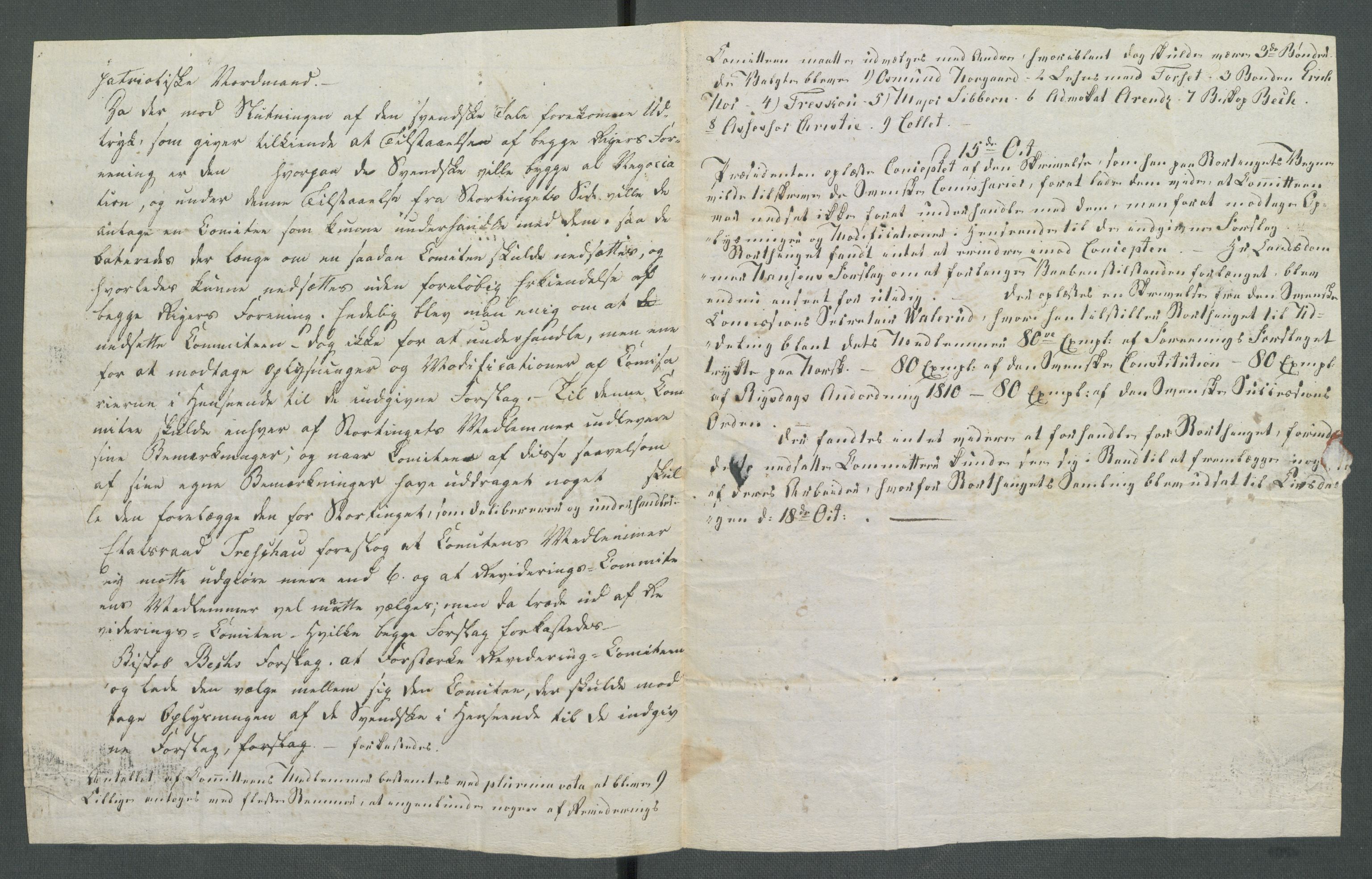 Forskjellige samlinger, Historisk-kronologisk samling, AV/RA-EA-4029/G/Ga/L0009B: Historisk-kronologisk samling. Dokumenter fra oktober 1814, årene 1815 og 1816, Christian Frederiks regnskapsbok 1814 - 1848., 1814-1848, p. 39