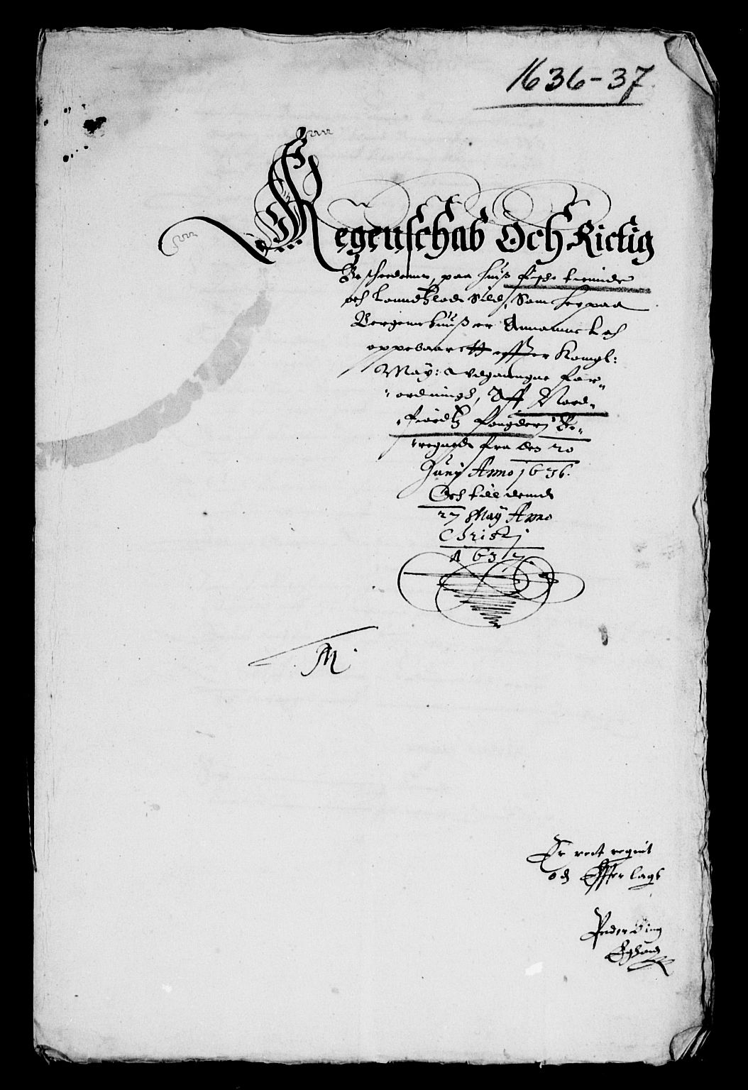 Rentekammeret inntil 1814, Reviderte regnskaper, Lensregnskaper, AV/RA-EA-5023/R/Rb/Rbt/L0073: Bergenhus len, 1636-1637