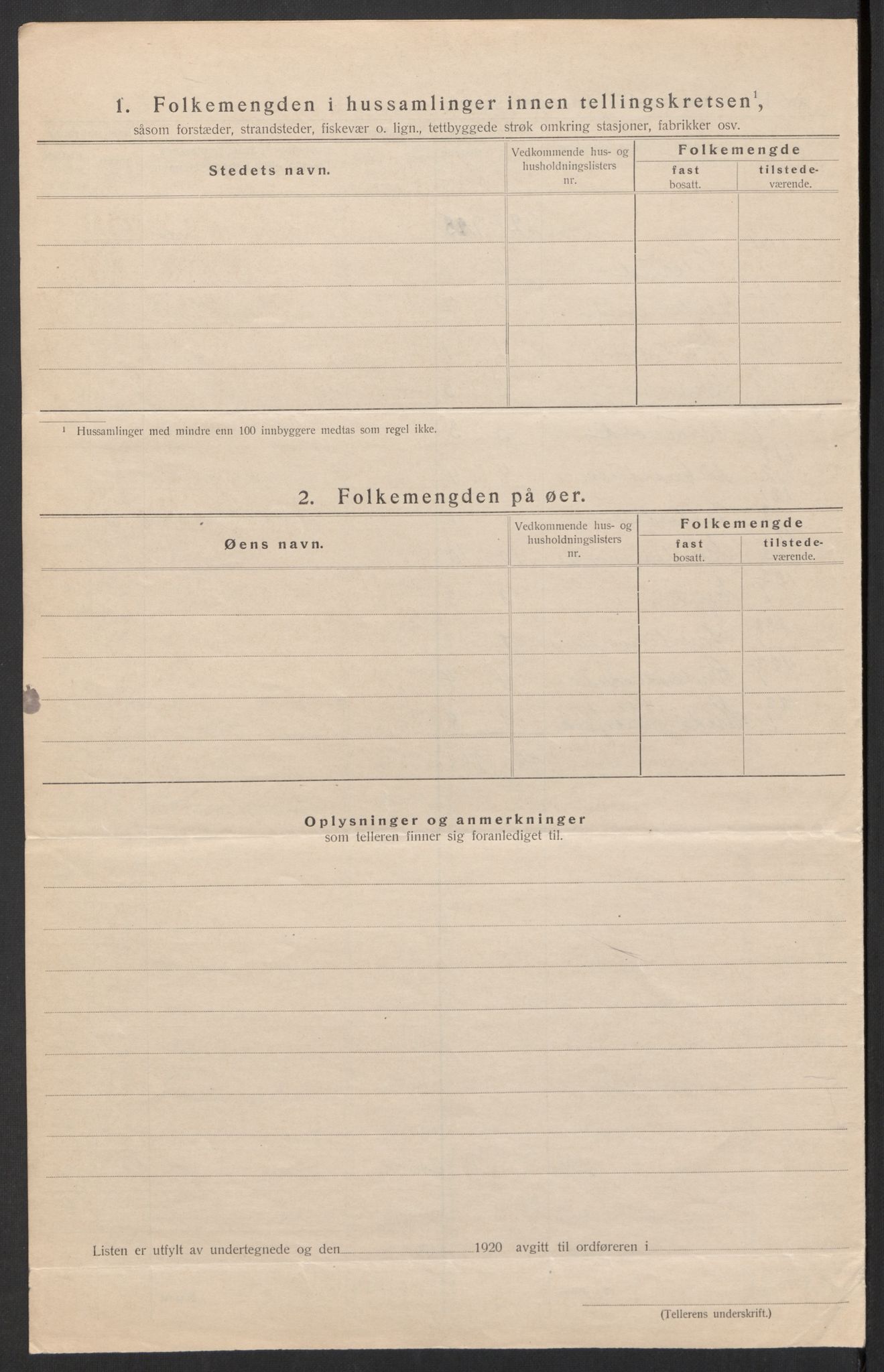 SAH, 1920 census for Nordre Land, 1920, p. 19