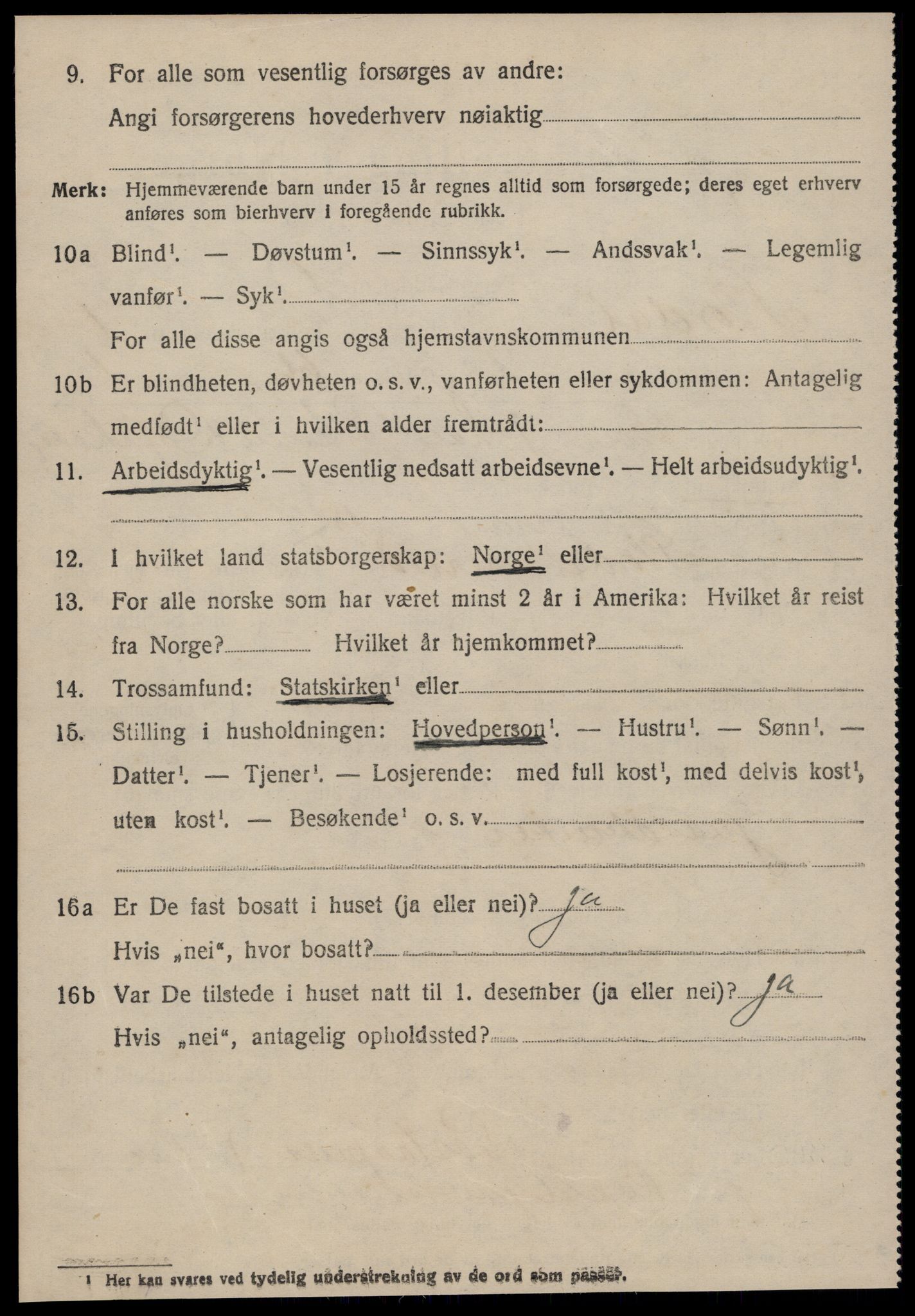 SAT, 1920 census for Stordal, 1920, p. 363