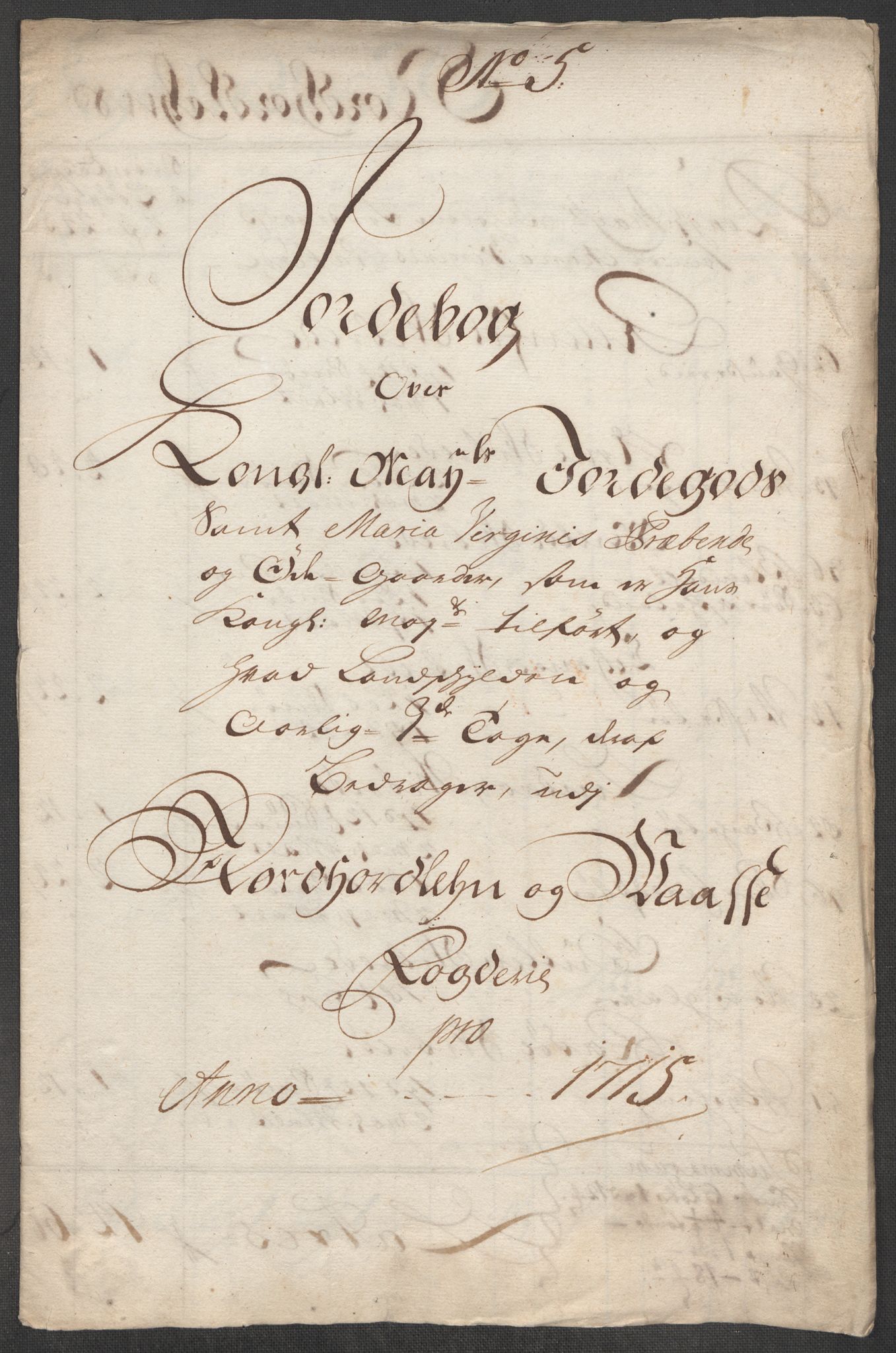 Rentekammeret inntil 1814, Reviderte regnskaper, Fogderegnskap, RA/EA-4092/R51/L3198: Fogderegnskap Nordhordland og Voss, 1715, p. 101