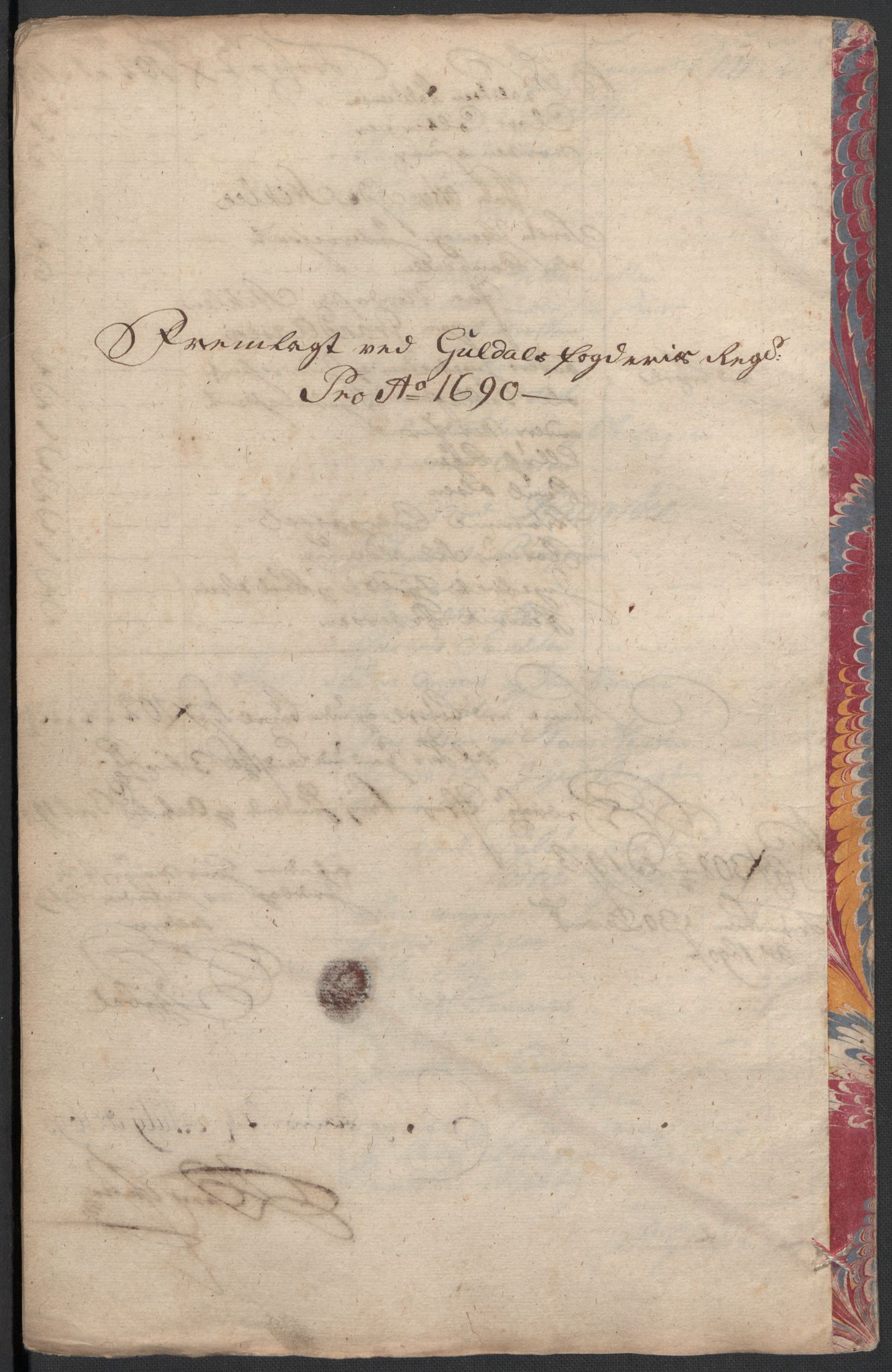 Rentekammeret inntil 1814, Reviderte regnskaper, Fogderegnskap, RA/EA-4092/R59/L3940: Fogderegnskap Gauldal, 1689-1690, p. 330