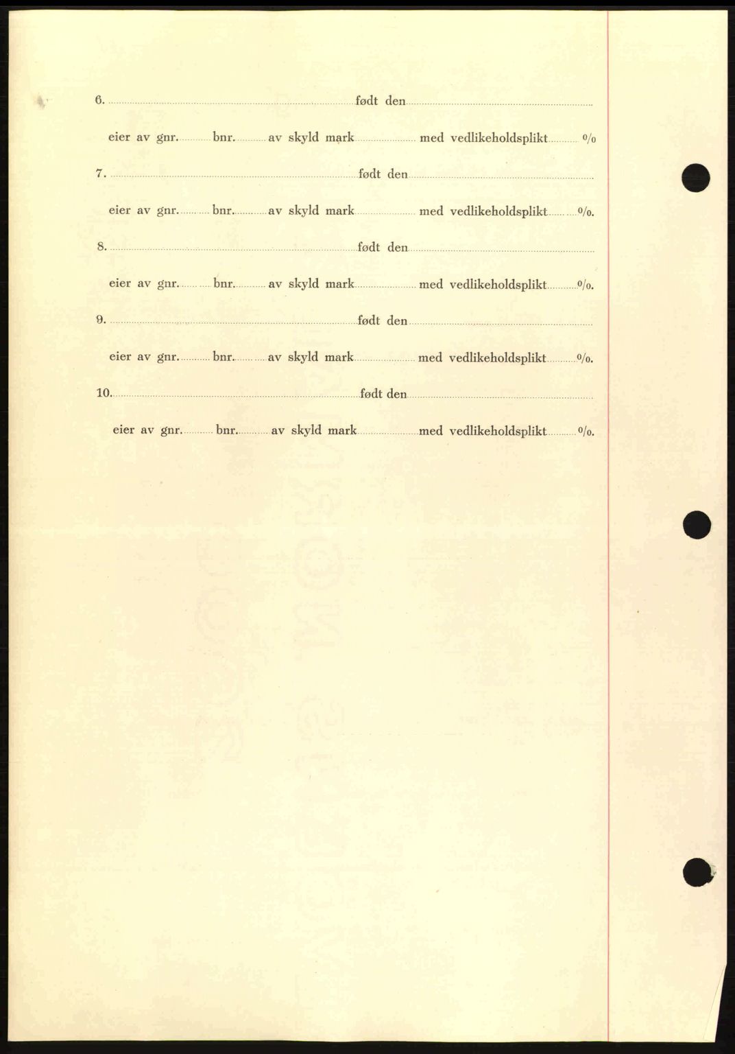 Nordmøre sorenskriveri, AV/SAT-A-4132/1/2/2Ca: Mortgage book no. B90, 1942-1943, Diary no: : 492/1943