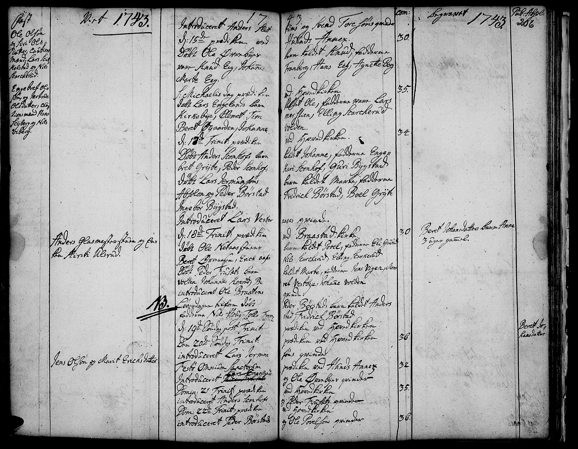 Vardal prestekontor, SAH/PREST-100/H/Ha/Haa/L0001: Parish register (official) no. 1, 1706-1748, p. 206