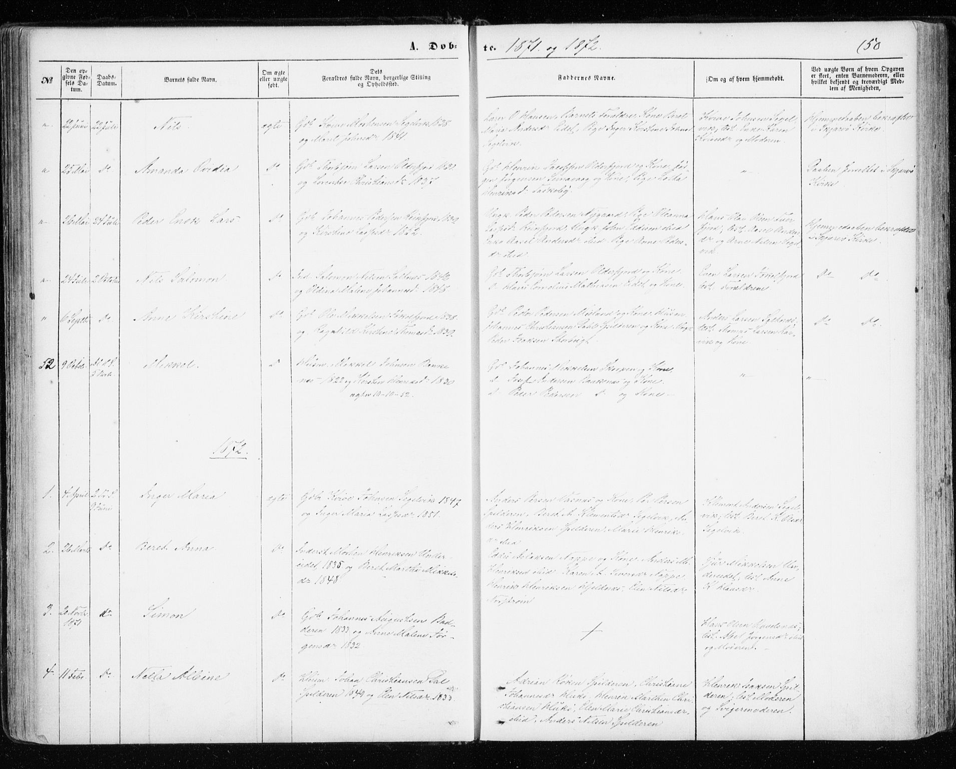 Skjervøy sokneprestkontor, SATØ/S-1300/H/Ha/Haa/L0011kirke: Parish register (official) no. 11, 1861-1877, p. 50