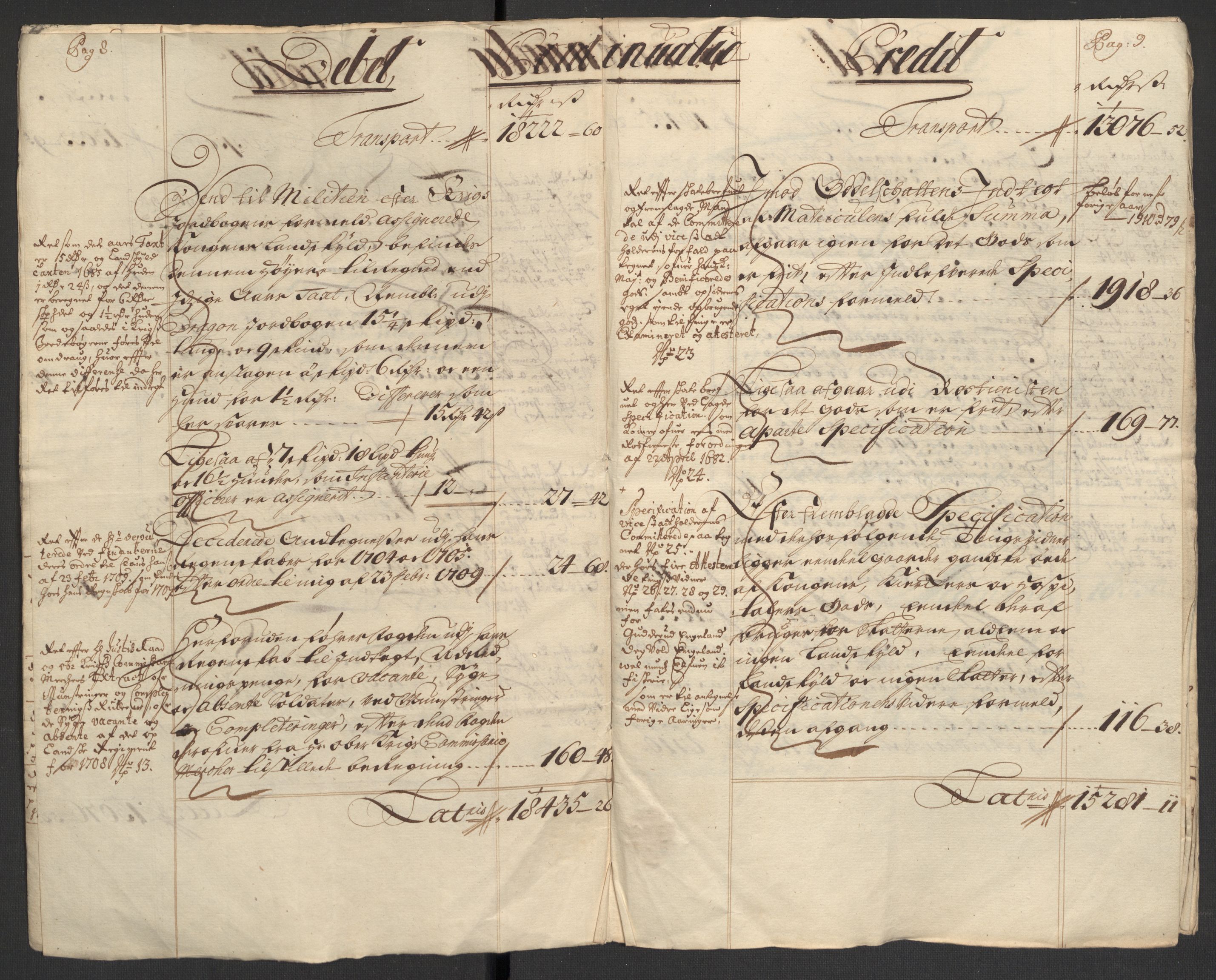 Rentekammeret inntil 1814, Reviderte regnskaper, Fogderegnskap, AV/RA-EA-4092/R18/L1306: Fogderegnskap Hadeland, Toten og Valdres, 1709, p. 7