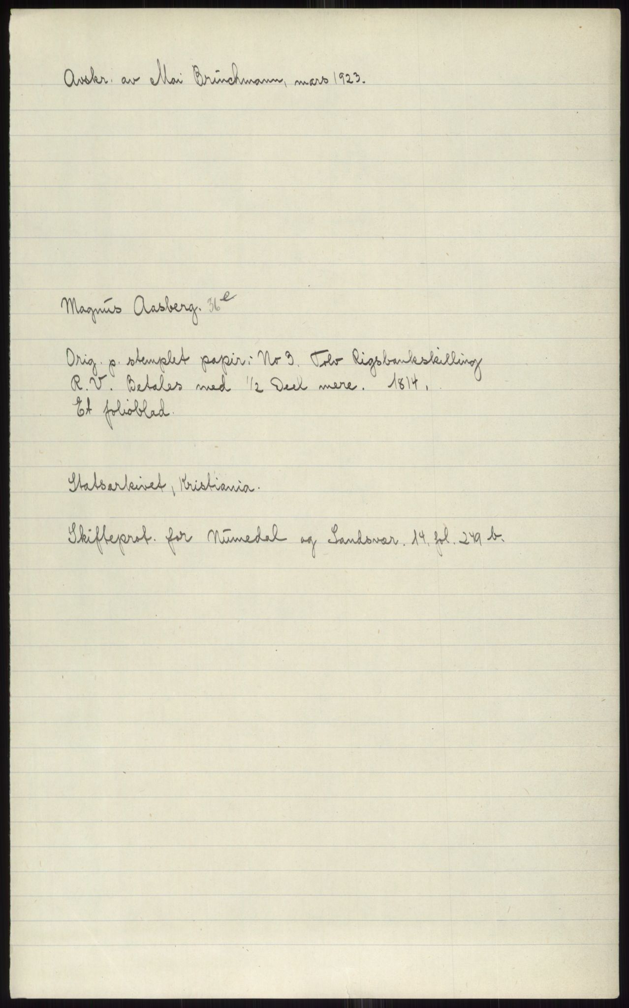 Samlinger til kildeutgivelse, Diplomavskriftsamlingen, AV/RA-EA-4053/H/Ha, p. 1368