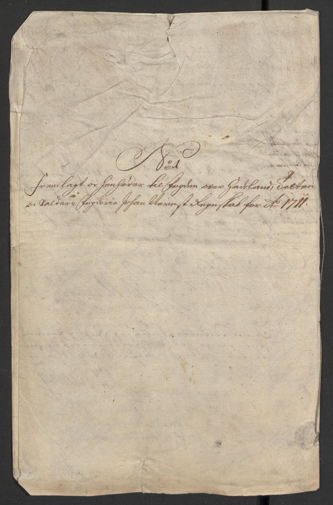 Rentekammeret inntil 1814, Reviderte regnskaper, Fogderegnskap, AV/RA-EA-4092/R18/L1308: Fogderegnskap Hadeland, Toten og Valdres, 1711, p. 19