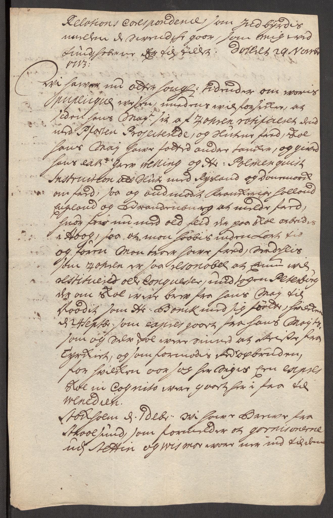 Kommanderende general (KG I) med Det norske krigsdirektorium, AV/RA-EA-5419/E/Eb/L0011: Diverse, 1712-1715, p. 49