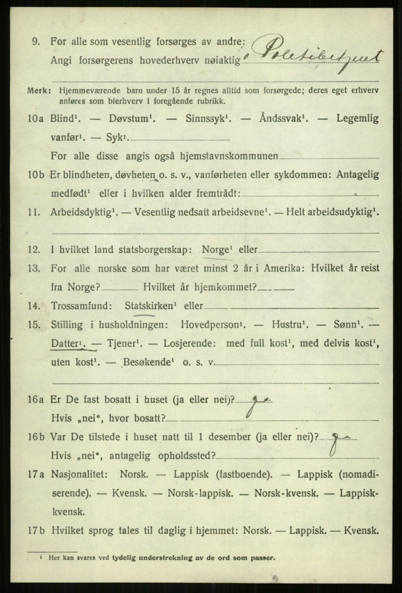 SATØ, 1920 census for Målselv, 1920, p. 4838