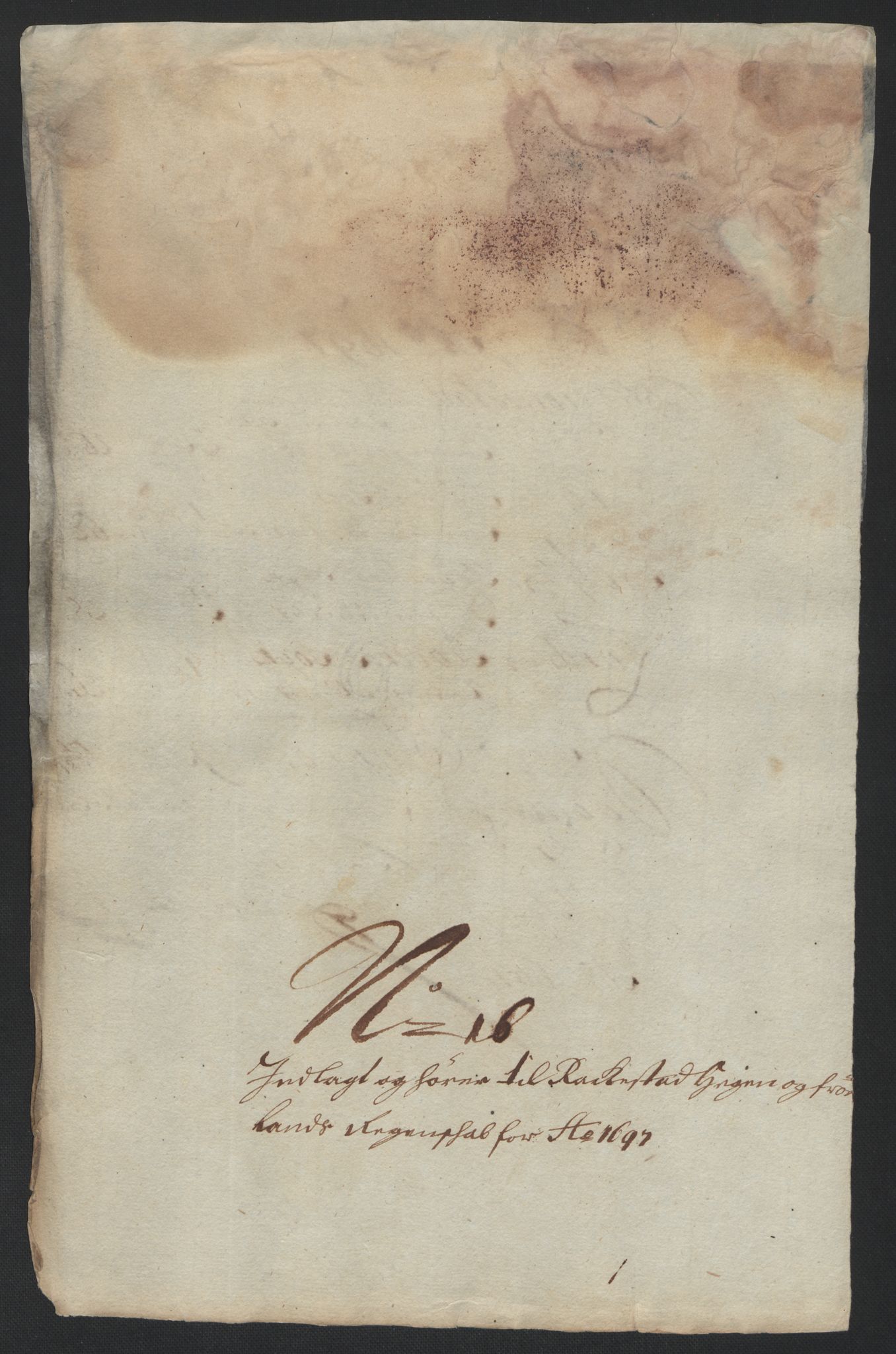 Rentekammeret inntil 1814, Reviderte regnskaper, Fogderegnskap, RA/EA-4092/R07/L0287: Fogderegnskap Rakkestad, Heggen og Frøland, 1697, p. 308