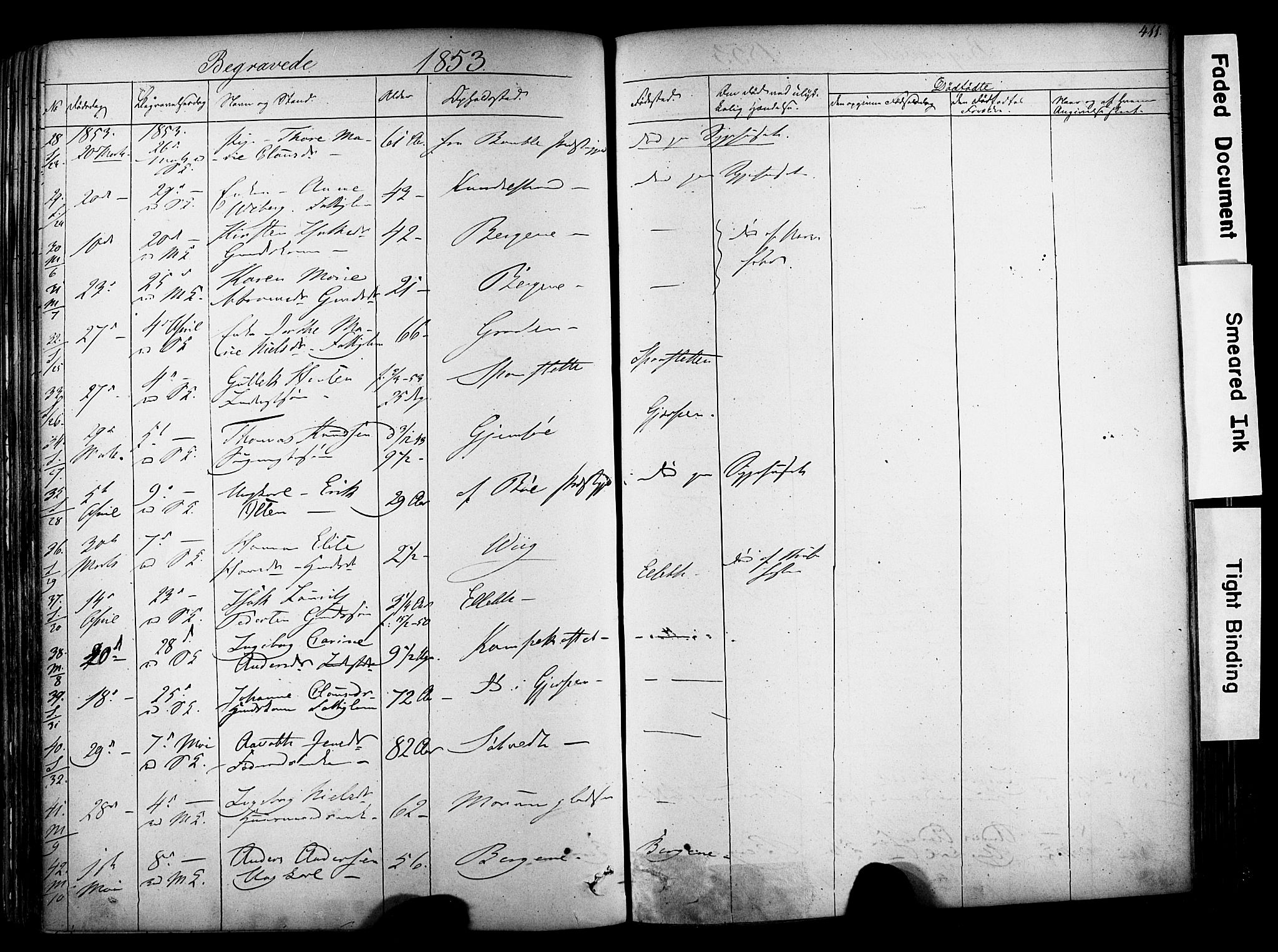 Solum kirkebøker, SAKO/A-306/F/Fa/L0006: Parish register (official) no. I 6, 1844-1855, p. 411