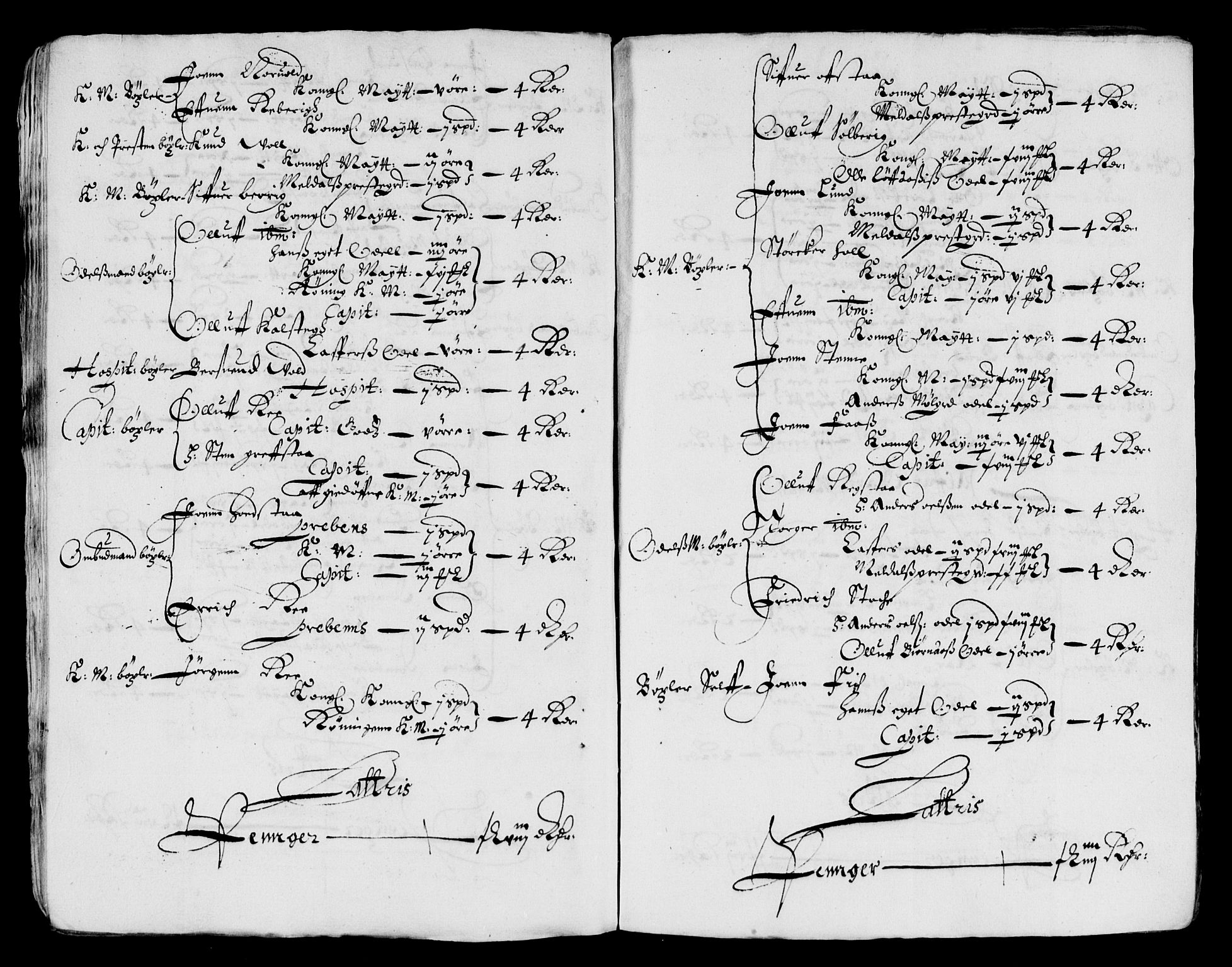 Rentekammeret inntil 1814, Reviderte regnskaper, Lensregnskaper, AV/RA-EA-5023/R/Rb/Rbw/L0113: Trondheim len, 1653-1654