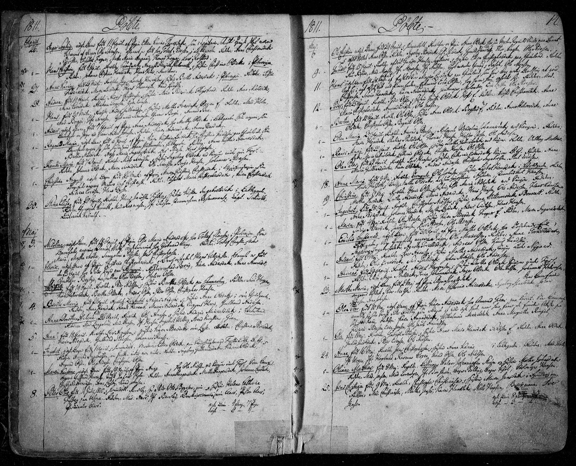 Aker prestekontor kirkebøker, SAO/A-10861/F/L0011: Parish register (official) no. 11, 1810-1819, p. 14