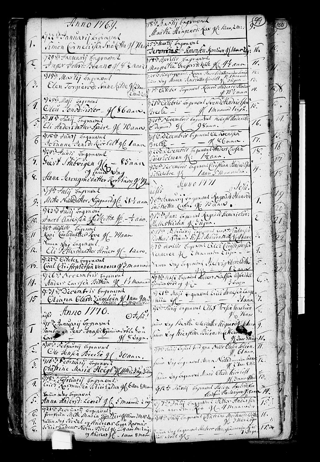 Hvaler prestekontor Kirkebøker, SAO/A-2001/F/Fa/L0003: Parish register (official) no. I 3, 1758-1796, p. 99
