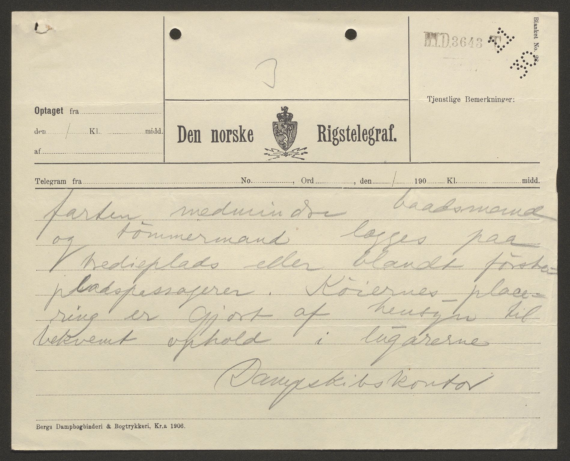 Sjøfartsdirektoratet med forløpere, skipsmapper slettede skip, AV/RA-S-4998/F/Fa/L0532: --, 1907-1917, p. 189