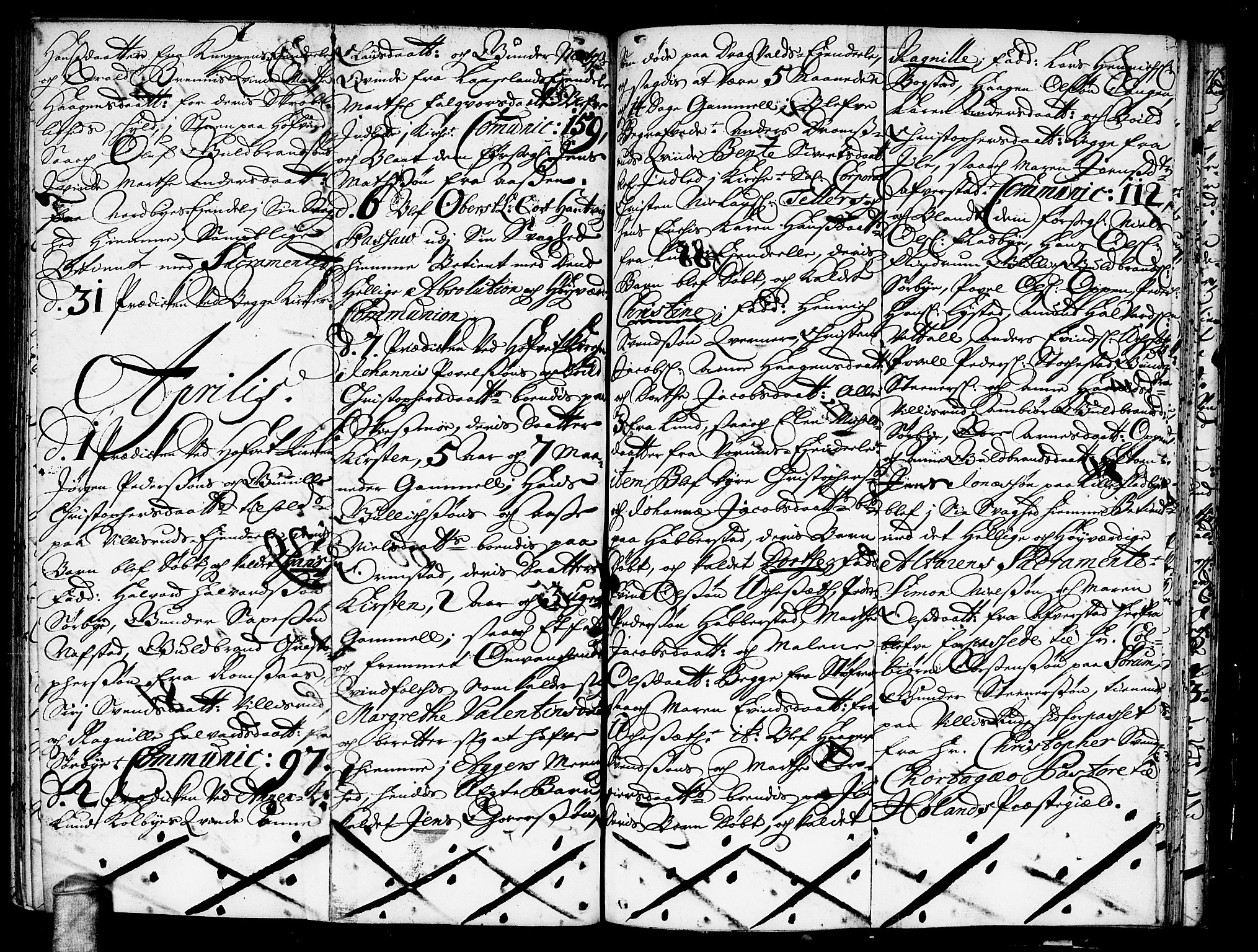 Ullensaker prestekontor Kirkebøker, AV/SAO-A-10236a/F/Fa/L0002: Parish register (official) no. I 2, 1702-1710