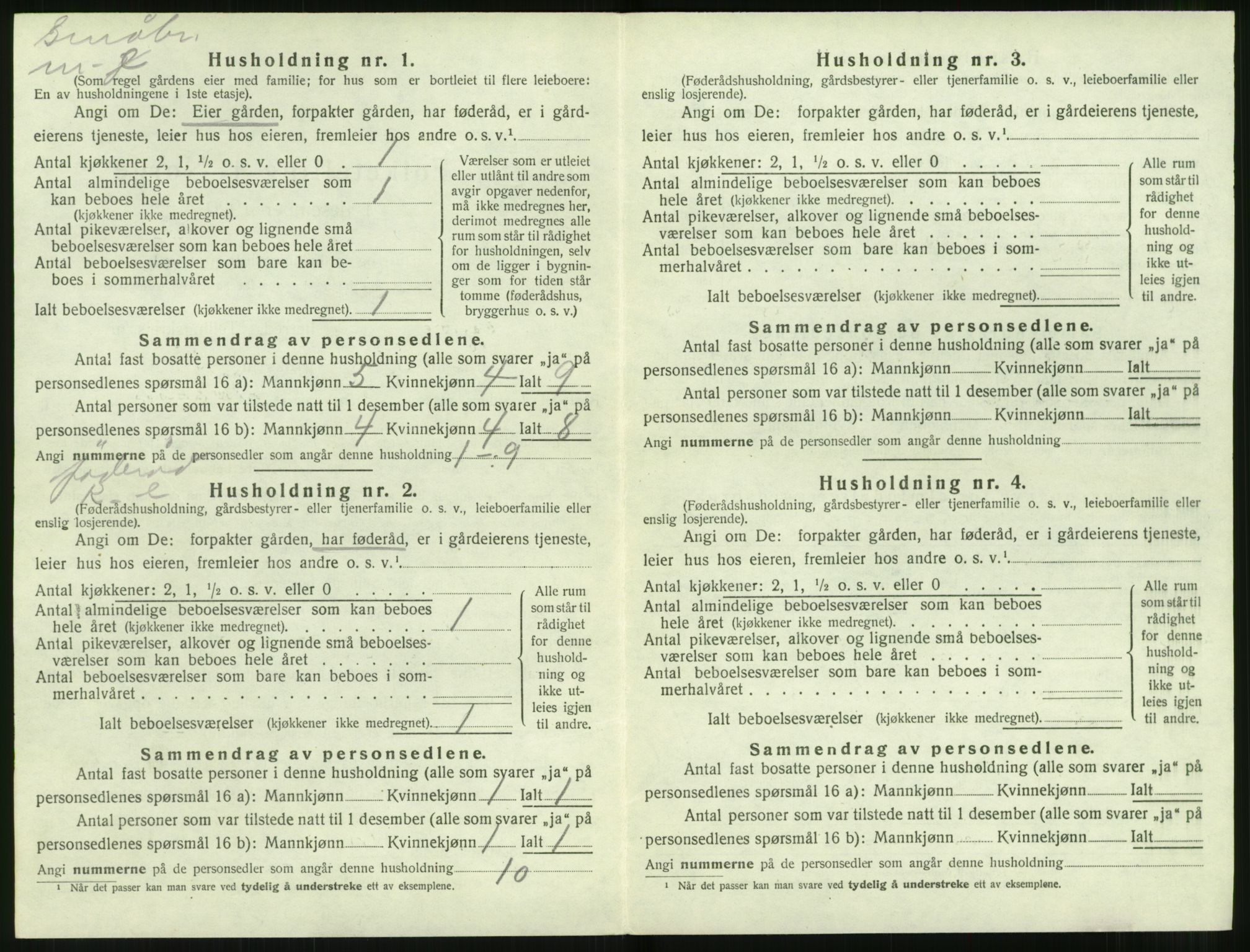 SAT, 1920 census for Hjørundfjord, 1920, p. 558