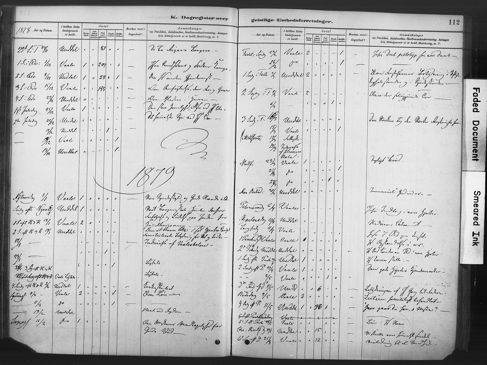 Våle kirkebøker, AV/SAKO-A-334/F/Fb/L0002: Parish register (official) no. II 2, 1878-1907, p. 112