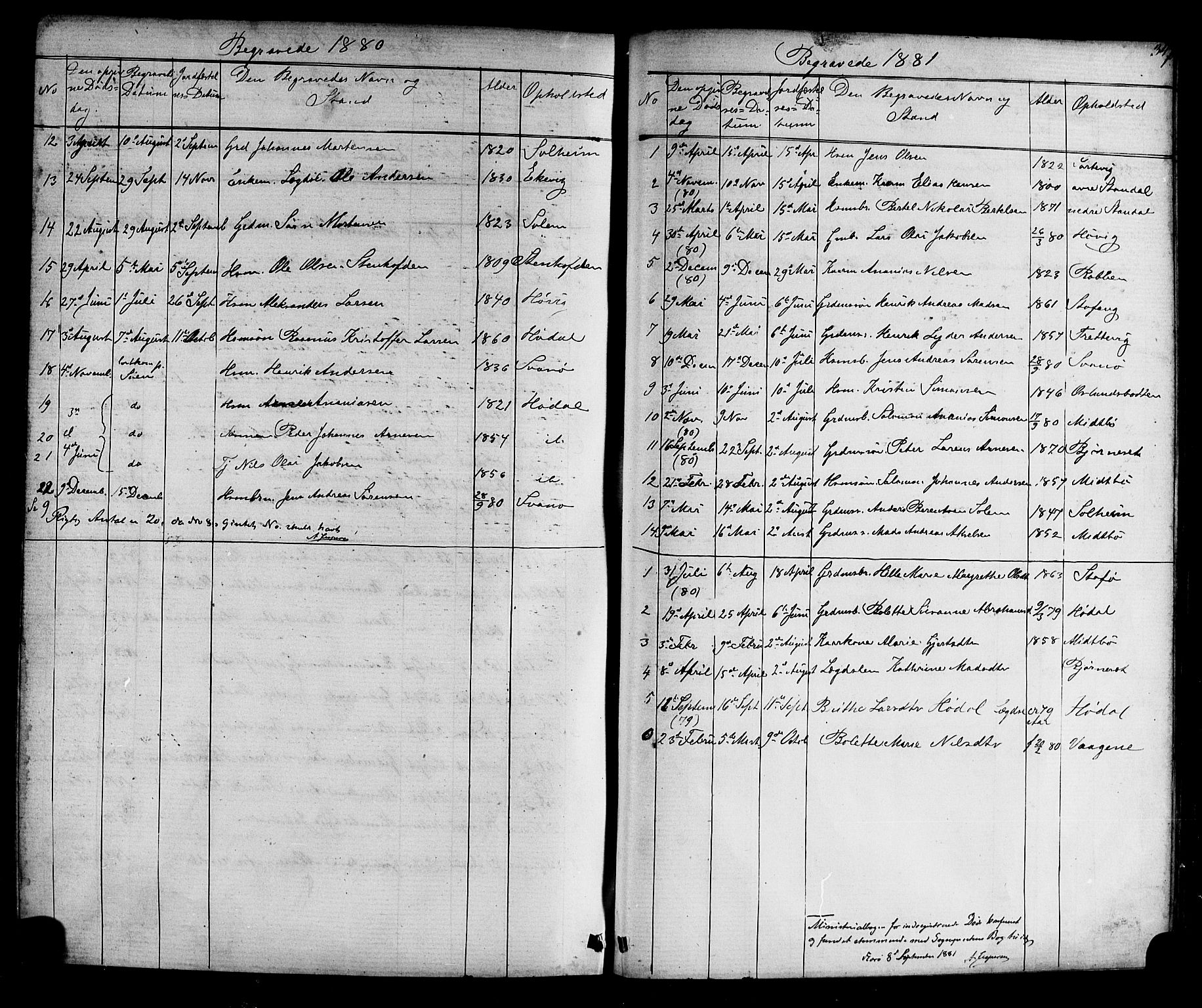 Kinn sokneprestembete, AV/SAB-A-80801/H/Hab/Habc/L0002: Parish register (copy) no. C 2, 1869-1918, p. 347