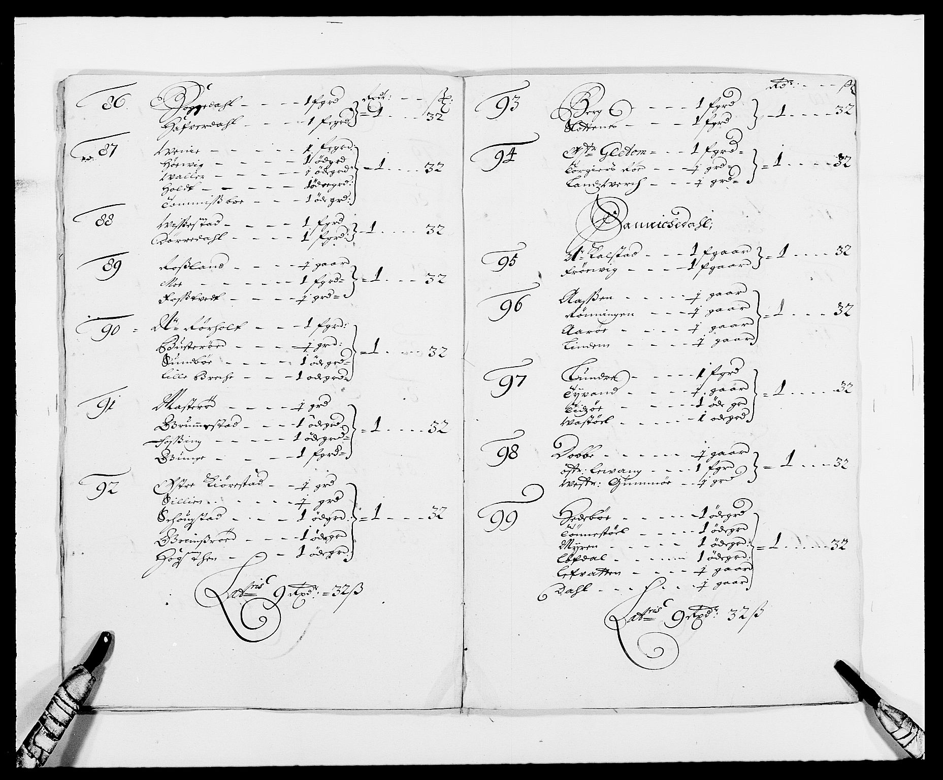 Rentekammeret inntil 1814, Reviderte regnskaper, Fogderegnskap, AV/RA-EA-4092/R34/L2049: Fogderegnskap Bamble, 1685-1687, p. 90