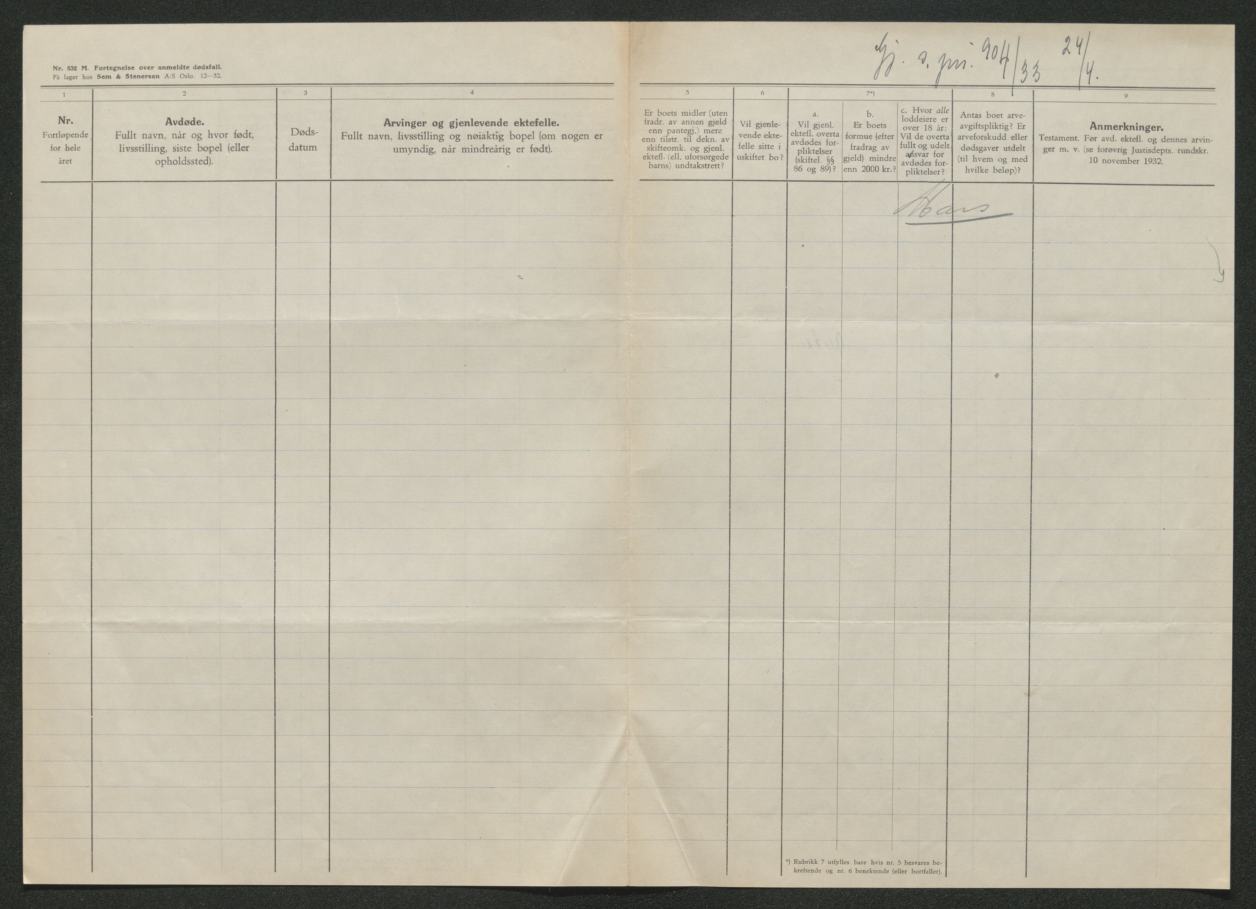 Nedre Telemark sorenskriveri, SAKO/A-135/H/Ha/Hab/L0008: Dødsfallsfortegnelser
, 1931-1935, p. 690